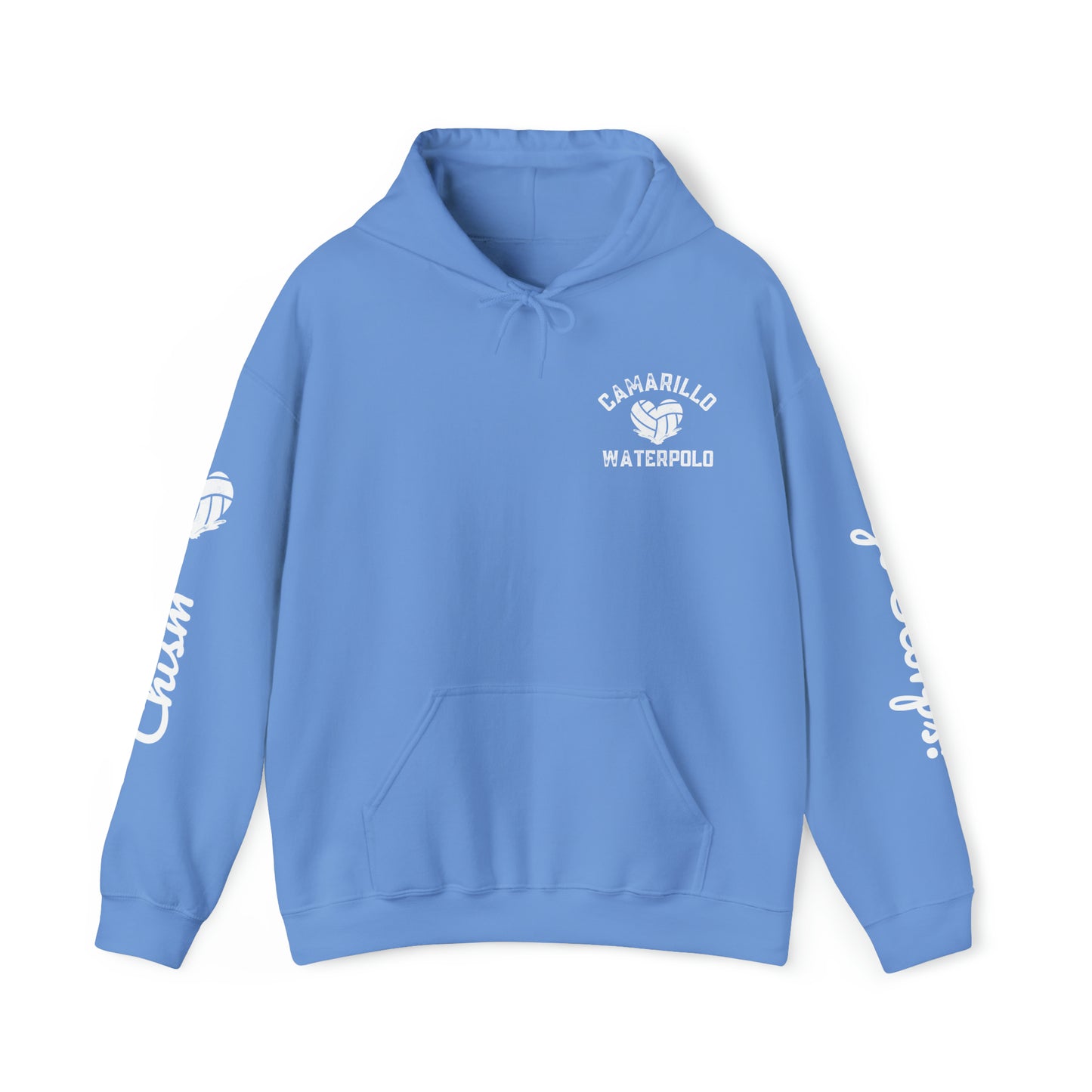 Chism Camarillo Waterpolo Hoodies - CUSTOMIZE any side - put in the notes of order
