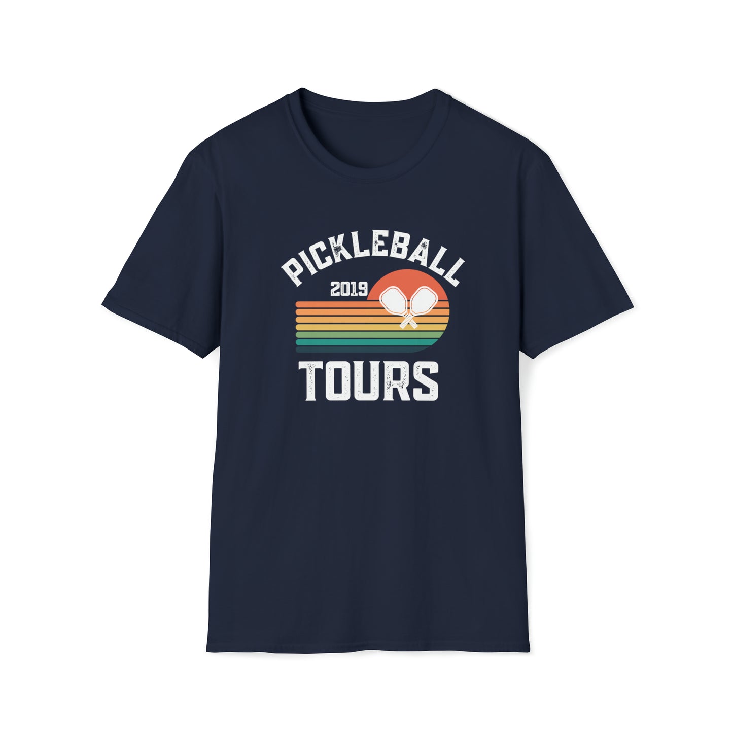 Pickleball Tours - Unisex Softstyle T-Shirt