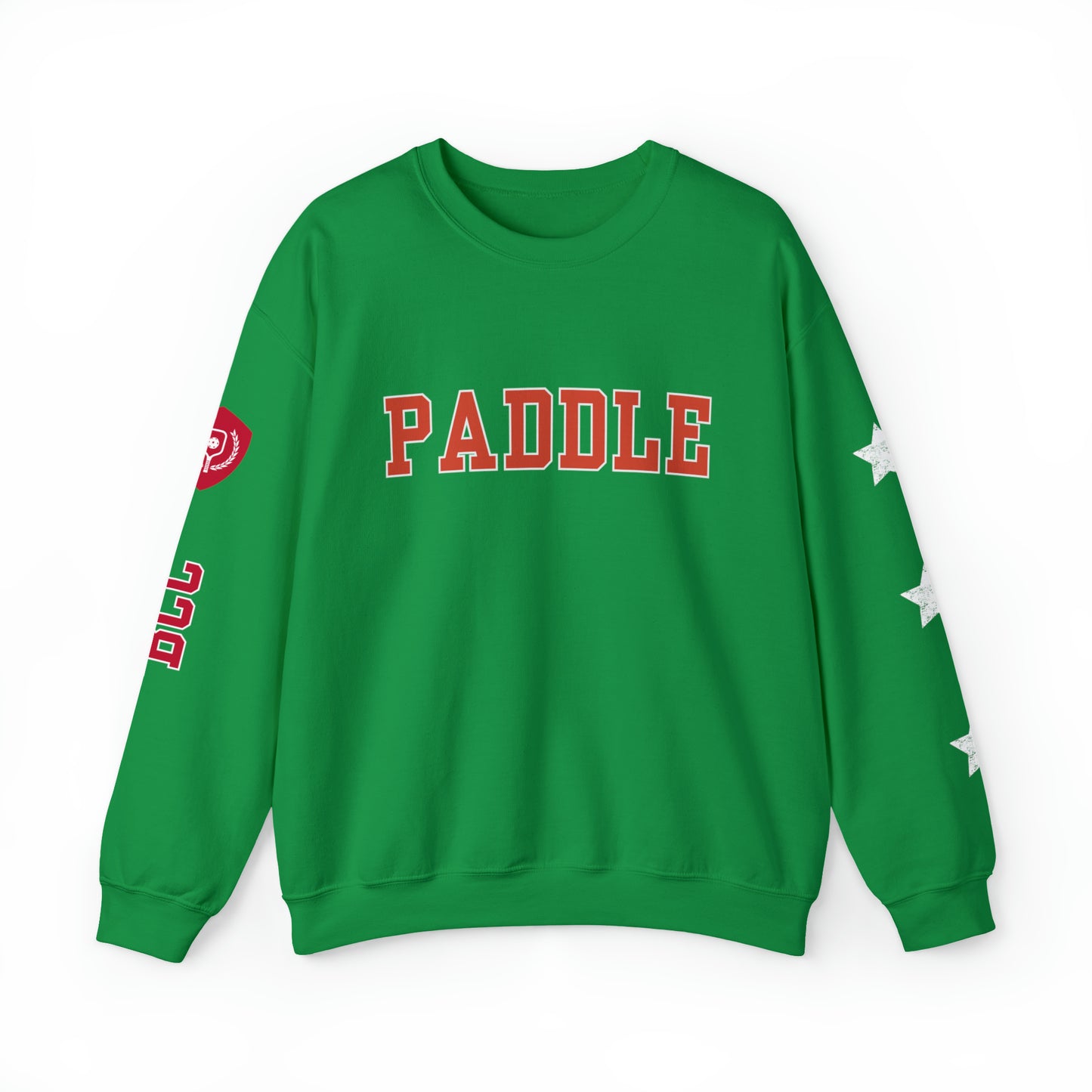 PADDLE Pickleball Crew Red letters. 4 sides customized