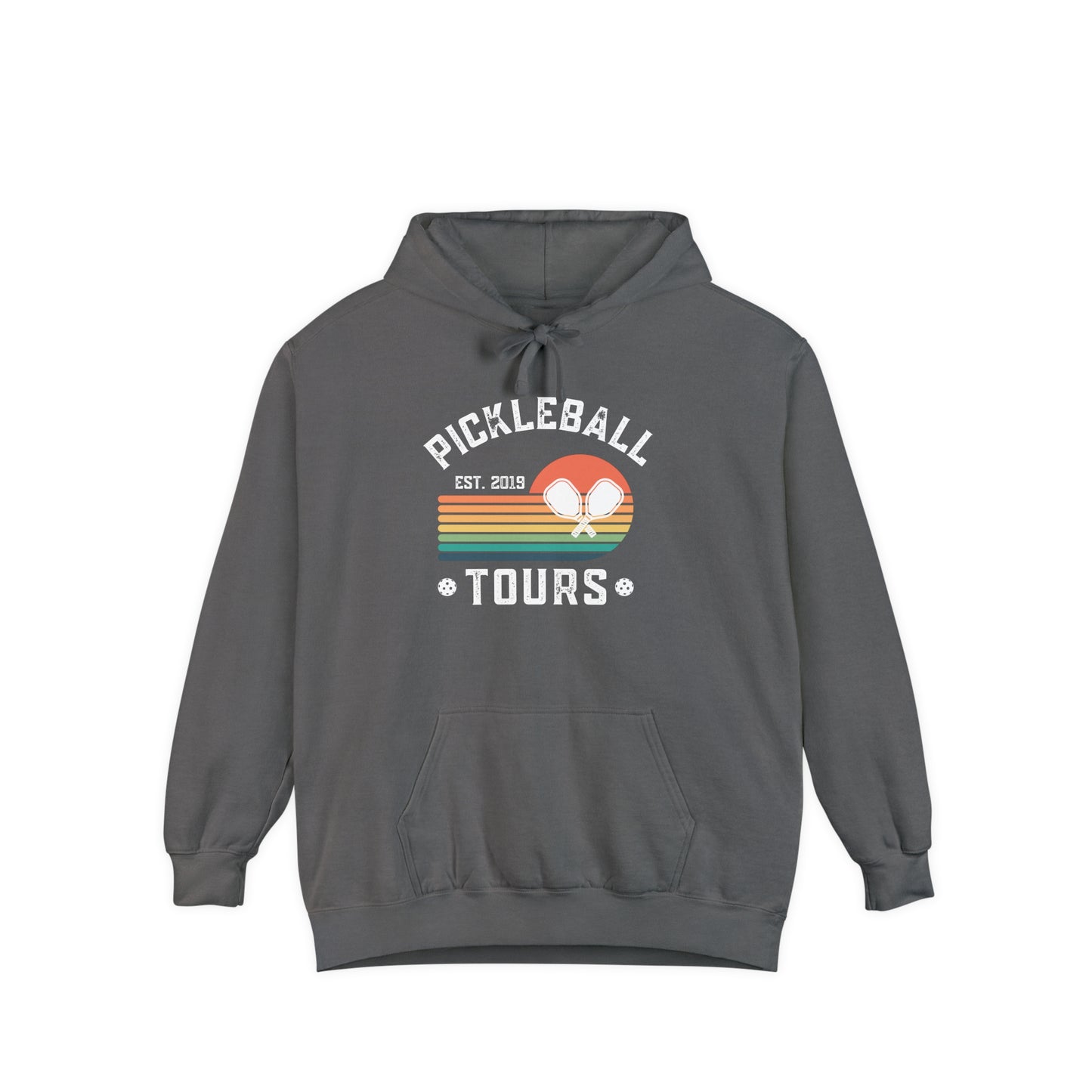 Pickleball Tours Distressed - Comfort Colors Hoodie