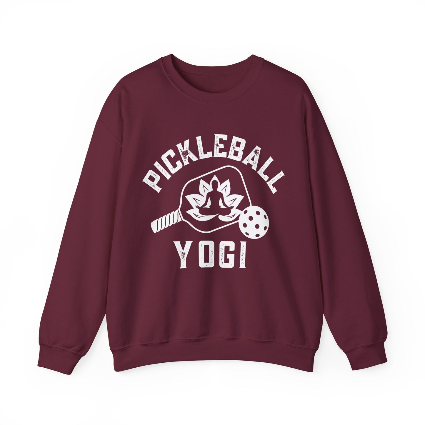 Pickleball Yogi Crew - can customize sleeve & back as shown
