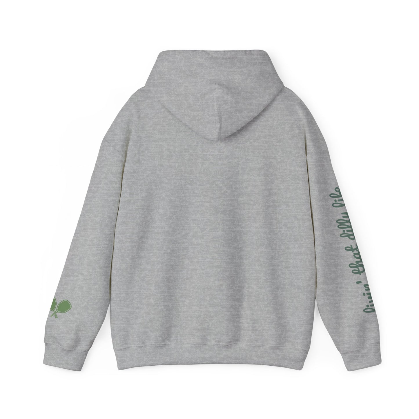 Kosher Pickleball Hoodie - Unisex Heavy Blend™ GREEN print Customize back free - add in instructions