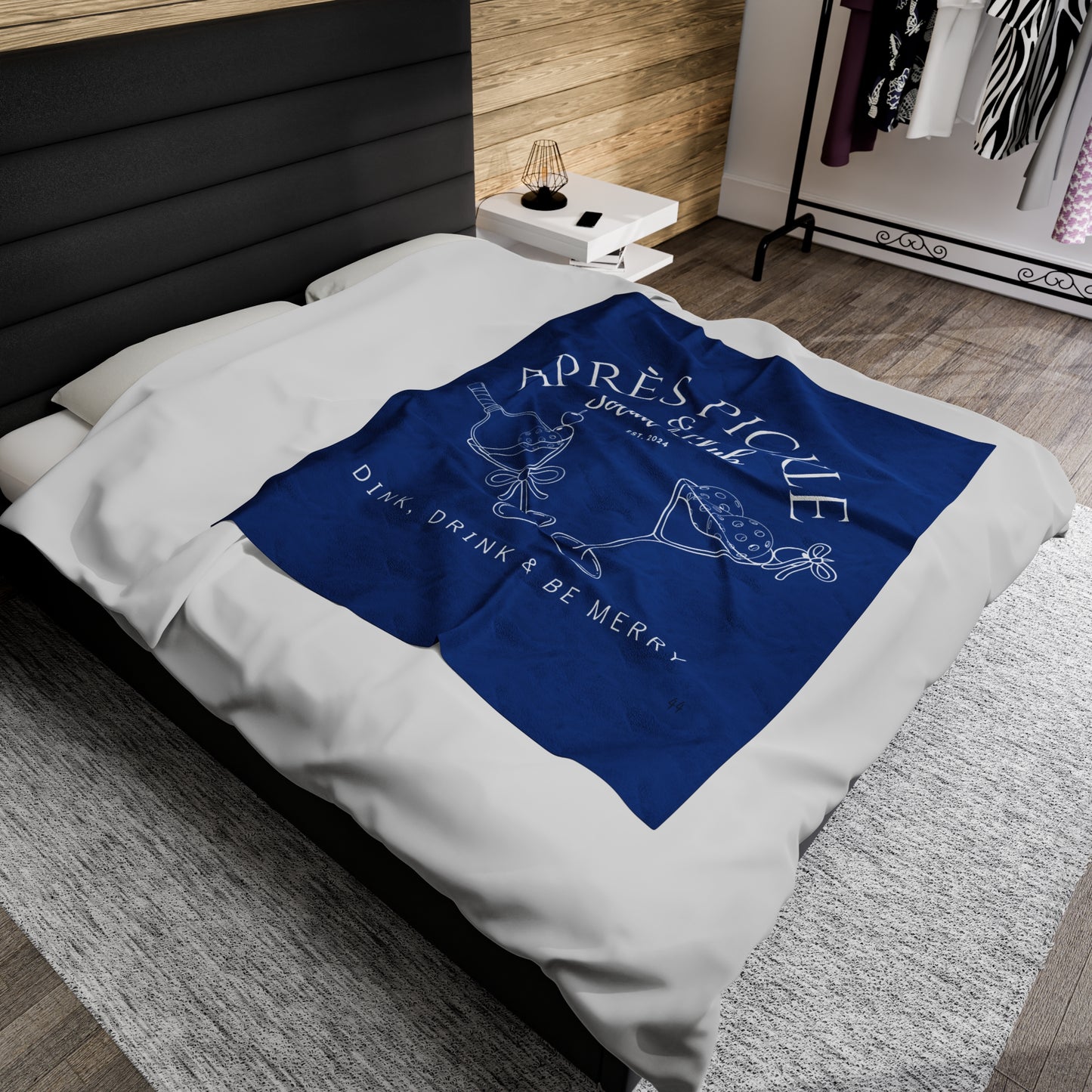 APRES Pickle & Social Velveteen Plush Blanket