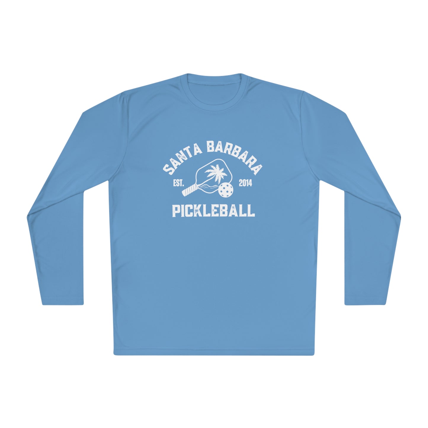 Santa Barbara Pickleball - Unisex Moisture Wicking SPF 40, Lightweight Long Sleeve Tee