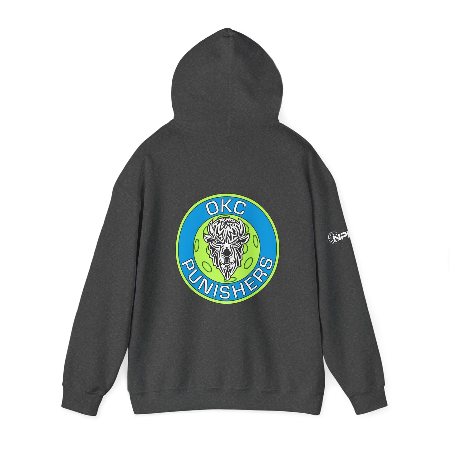 OKC Punishers NPL - Multi Sided Design - Unisex Hoodie - add name sleeve or back