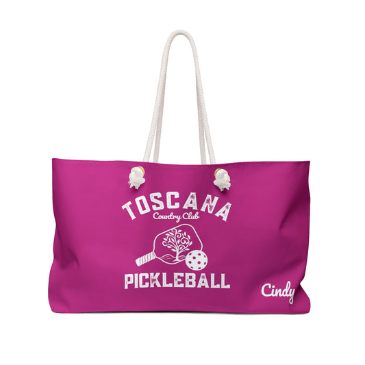 Toscana Country Club Pickleball Bag - customize name - 10 colors