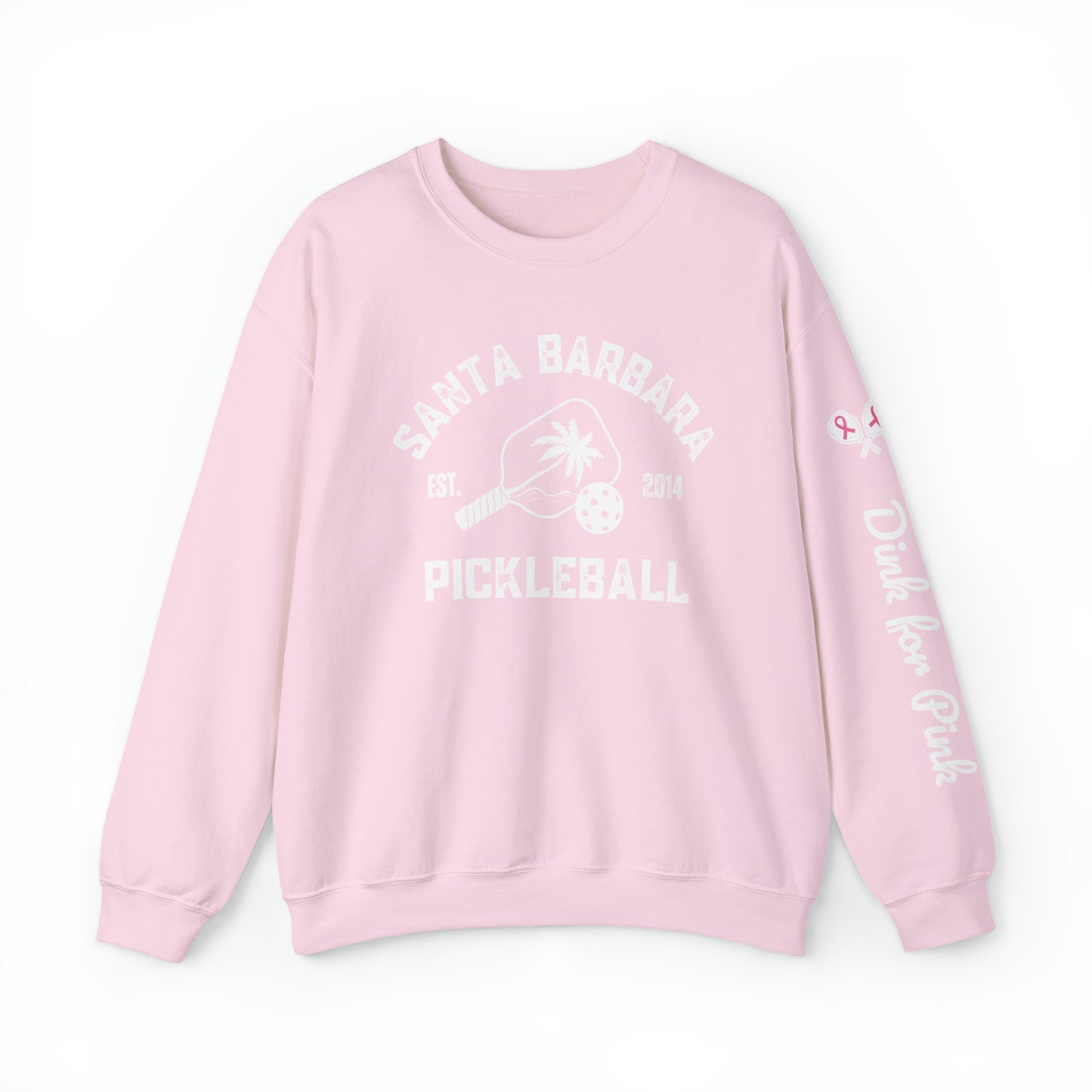 Dink for Pink - Santa Barbara - Unisex Heavy Blend™ Crewneck Sweatshirt