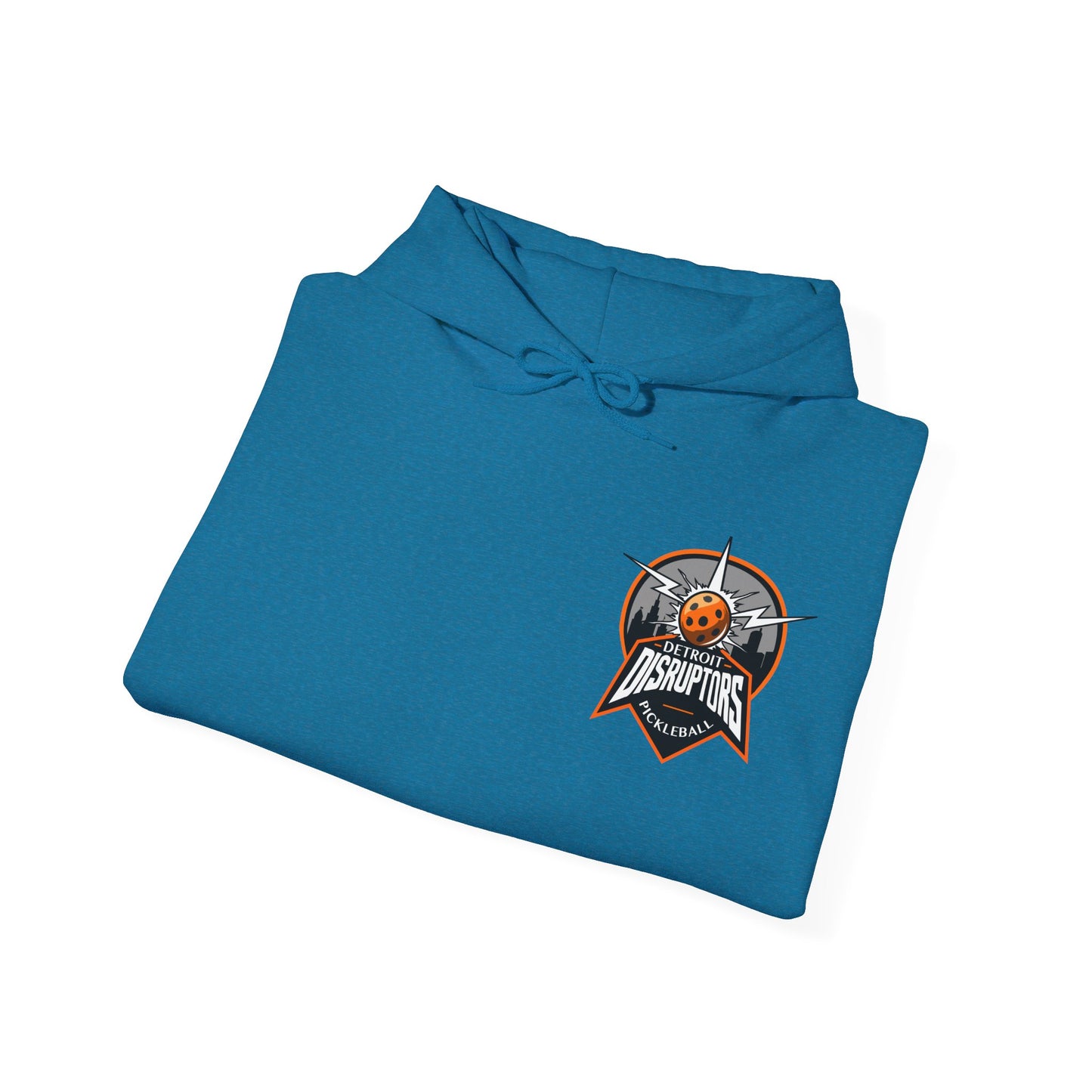 Detroit Disruptors Unisex Hoodie - Customize Sleeve or Back w/ Name - 50% cotton/poly (add in instructions)