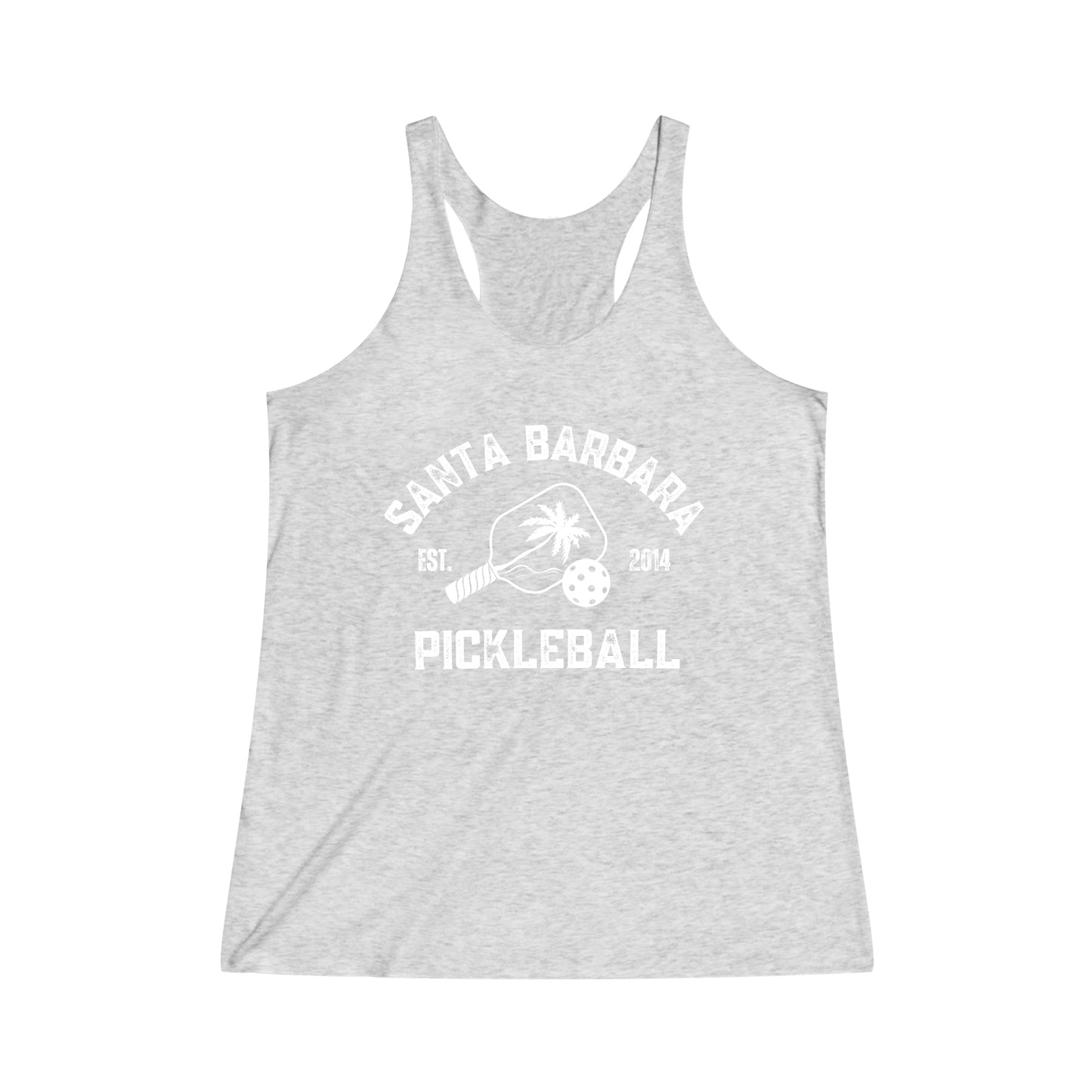 Santa Barbara Picklebll - Women's Tri-Blend Racerback Tank