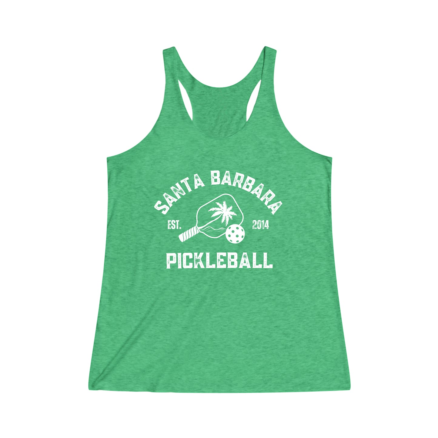 Santa Barbara Picklebll - Women's Tri-Blend Racerback Tank