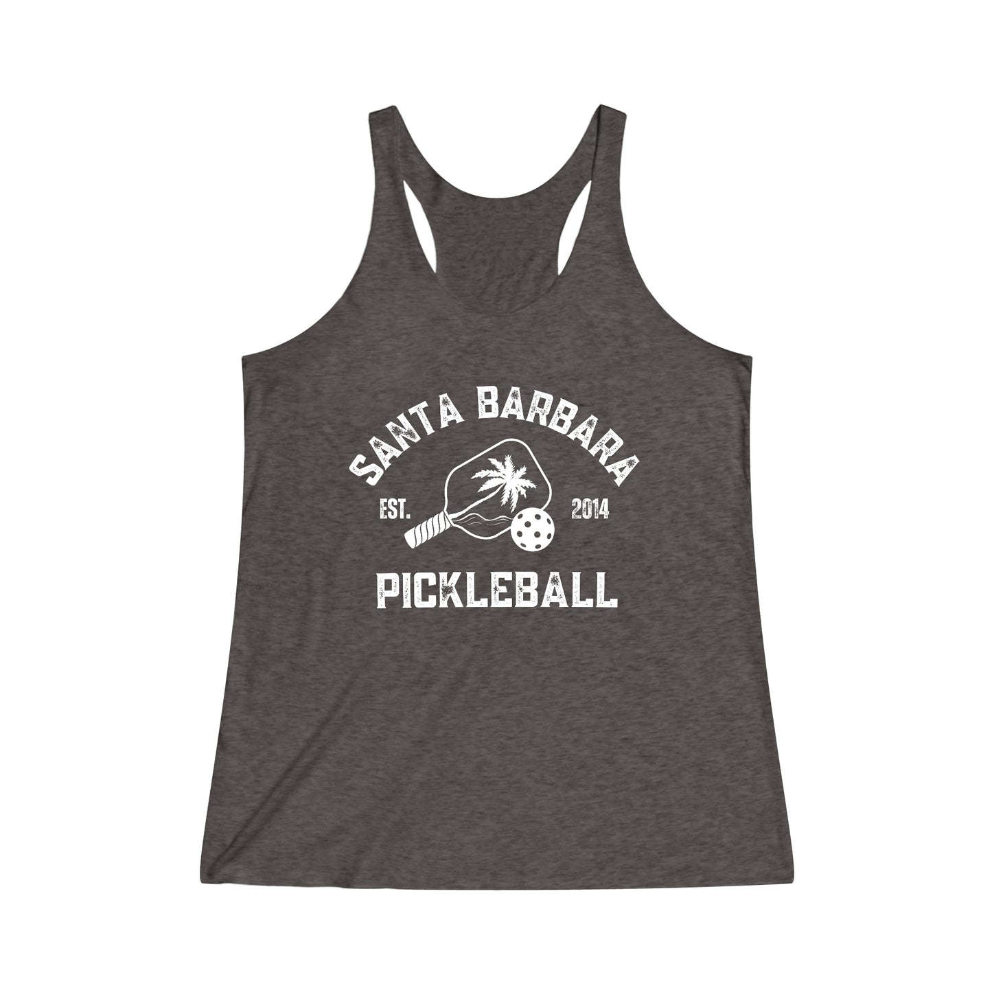 Santa Barbara Picklebll - Women's Tri-Blend Racerback Tank