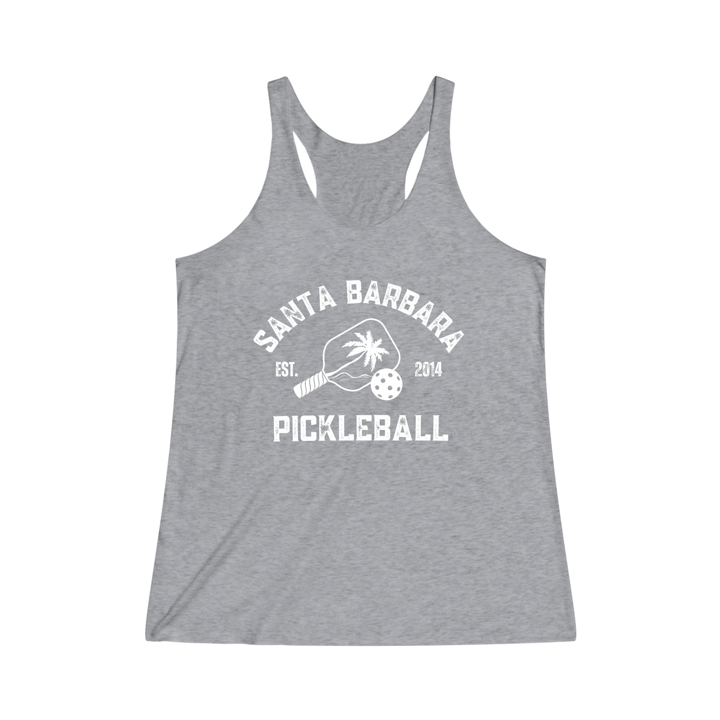 Santa Barbara Picklebll - Women's Tri-Blend Racerback Tank