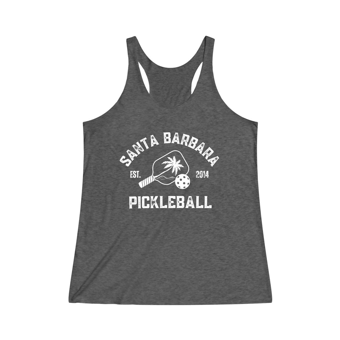 Santa Barbara Picklebll - Women's Tri-Blend Racerback Tank