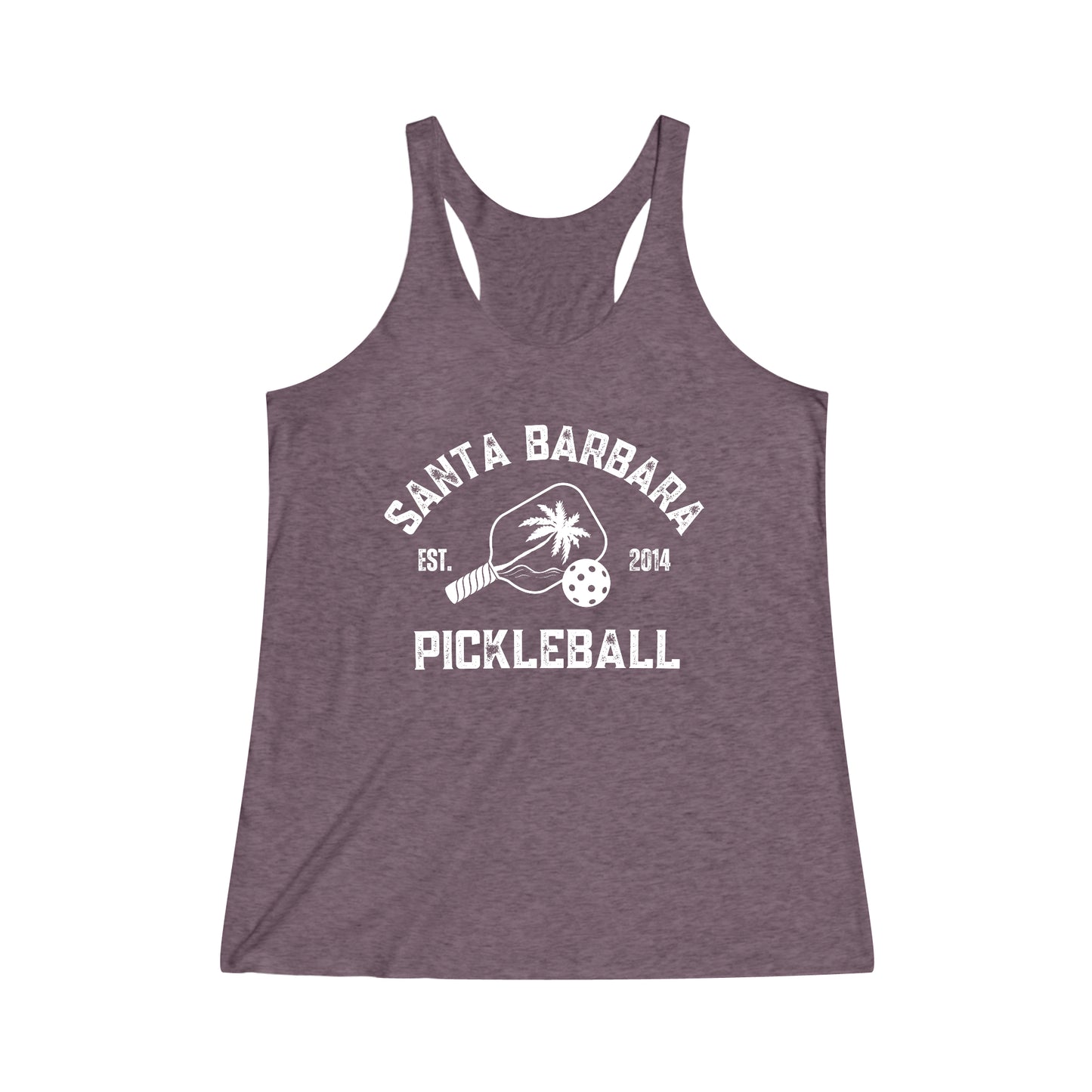 Santa Barbara Picklebll - Women's Tri-Blend Racerback Tank