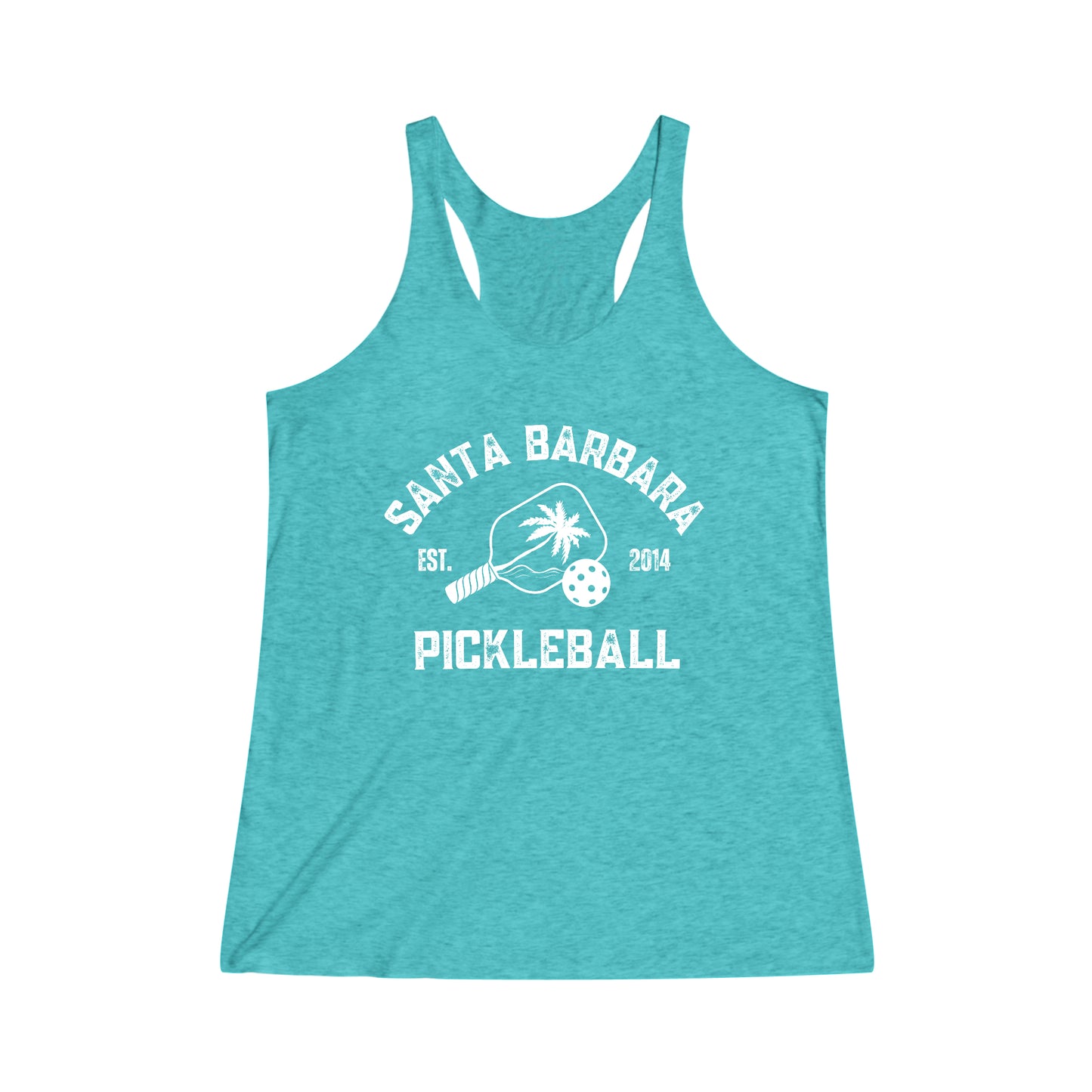 Santa Barbara Picklebll - Women's Tri-Blend Racerback Tank