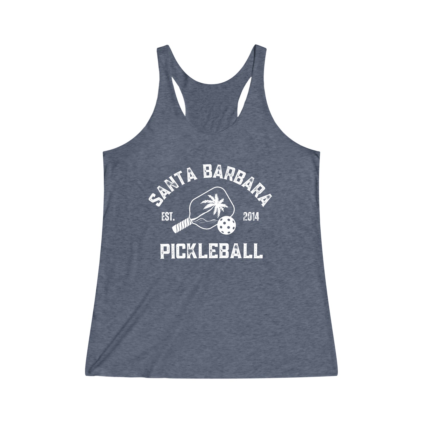 Santa Barbara Picklebll - Women's Tri-Blend Racerback Tank