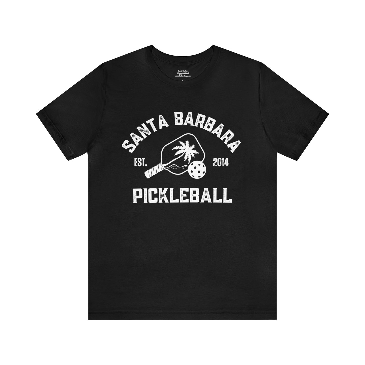 Santa Barbara Pickleball original - 2 day - Unisex 100% airline cotton Jersey Short Sleeve Tee