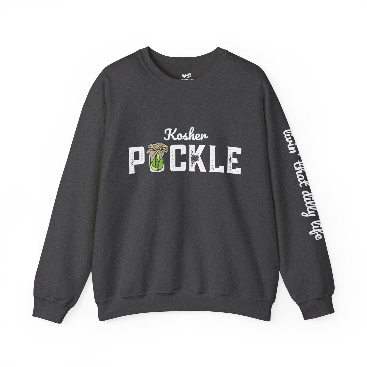 PICKLE Kosher Crew 50/50 Plush/Unisex - can customize sleeve w/ name