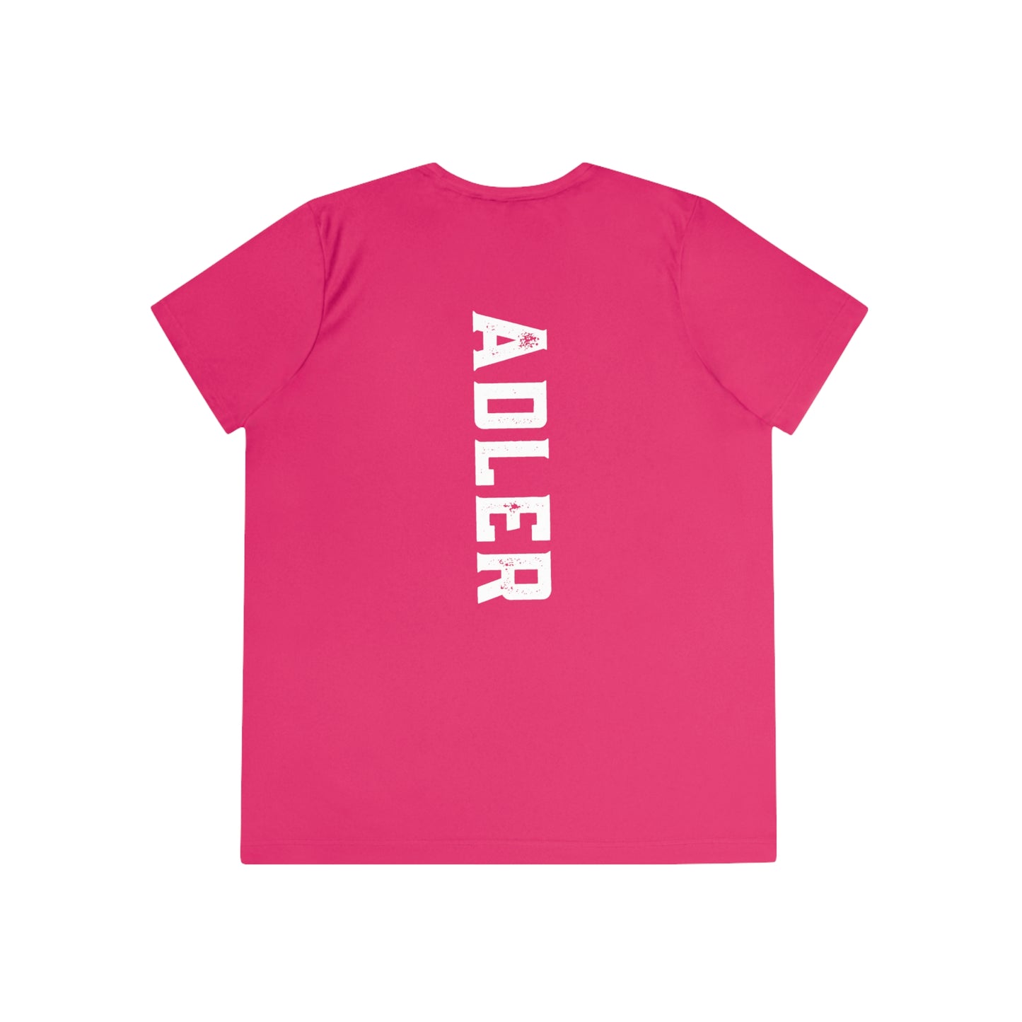 PINK Santa Barbara Ladies Competitor Tee - customize back (put name in notes)