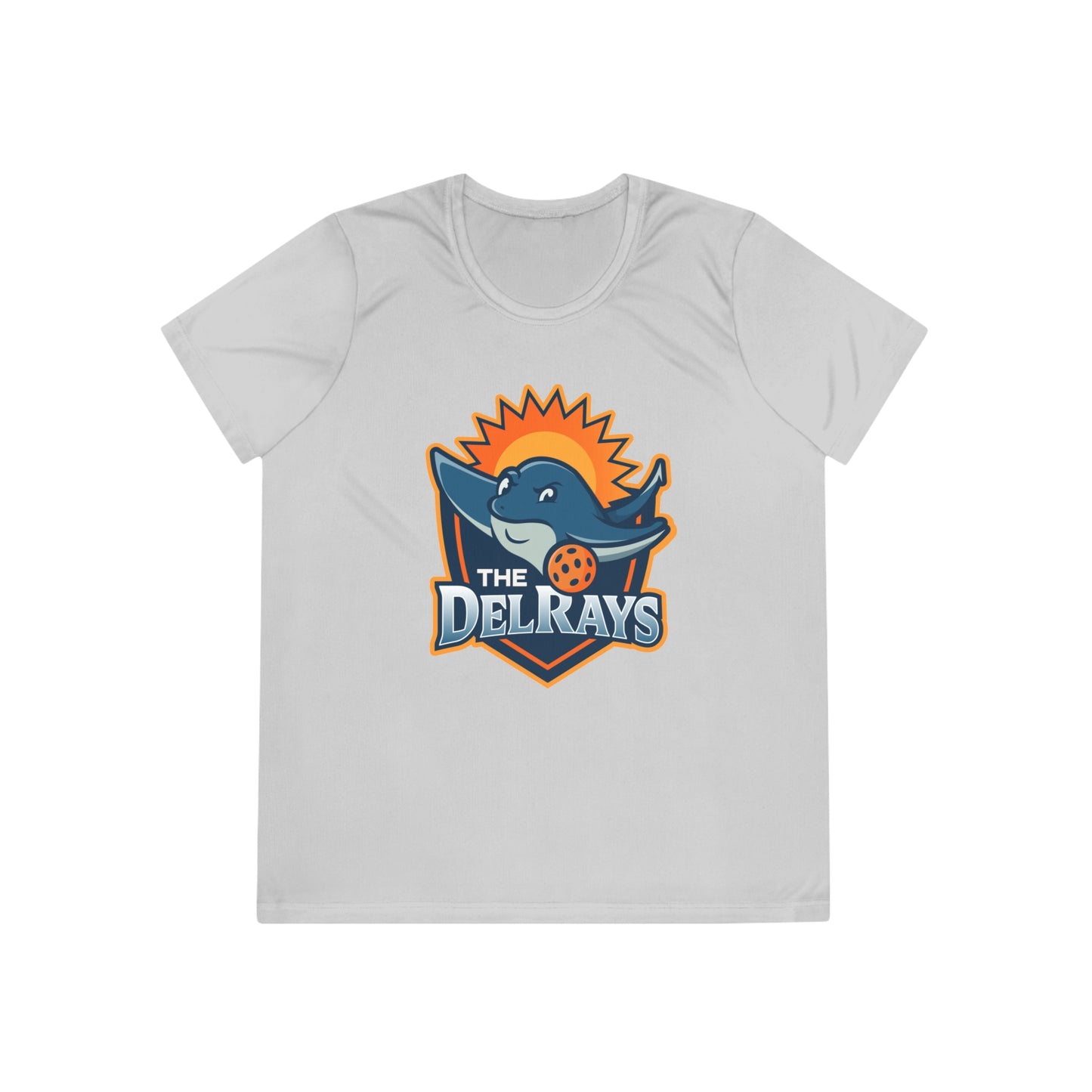 The Del Rays Ladies SPF 40 Sprt Tek Competitor Tee - Add name