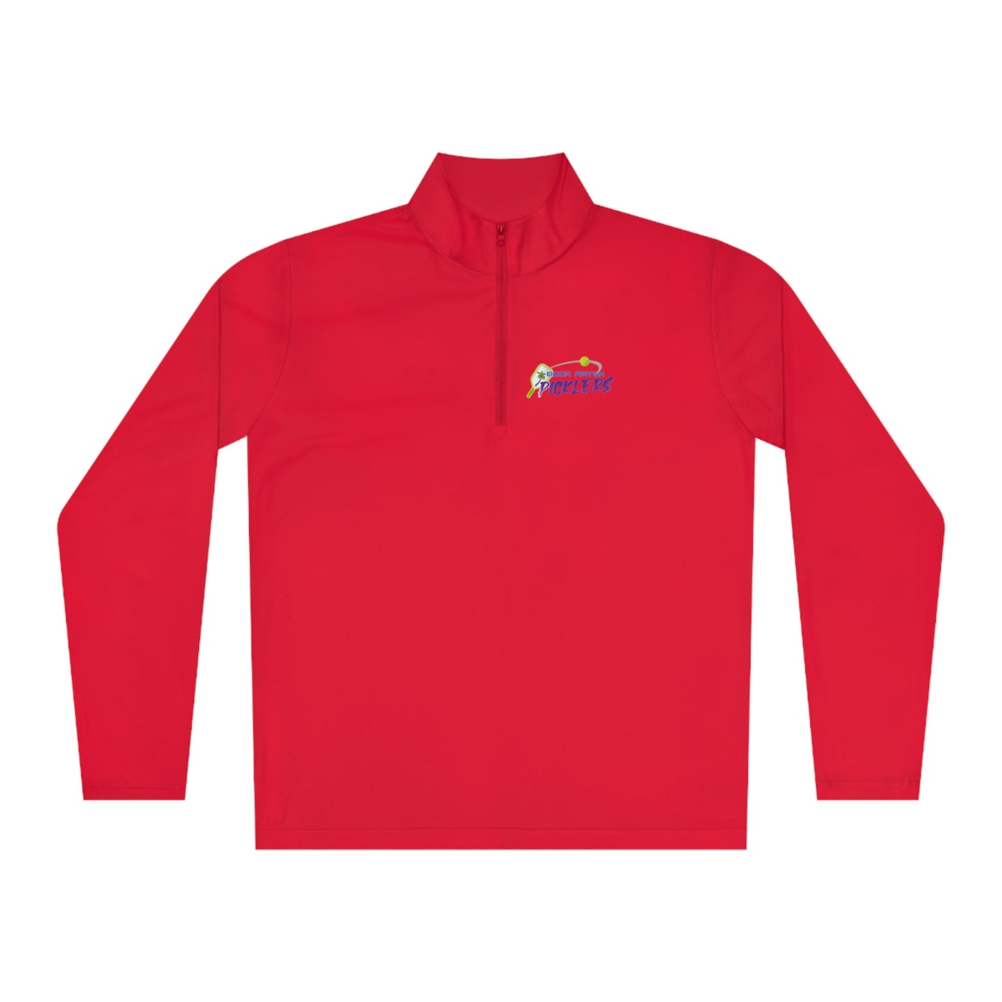Boca Raton Picklers - NPL Team - Unisex Quarter-Zip, Moisture Wicking, SPF 40 -customize back