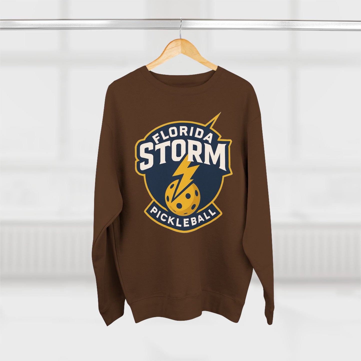 Florida Storm Unisex Crew- 2 sided (can personalize) warmer  80% cotton, 20% polyester