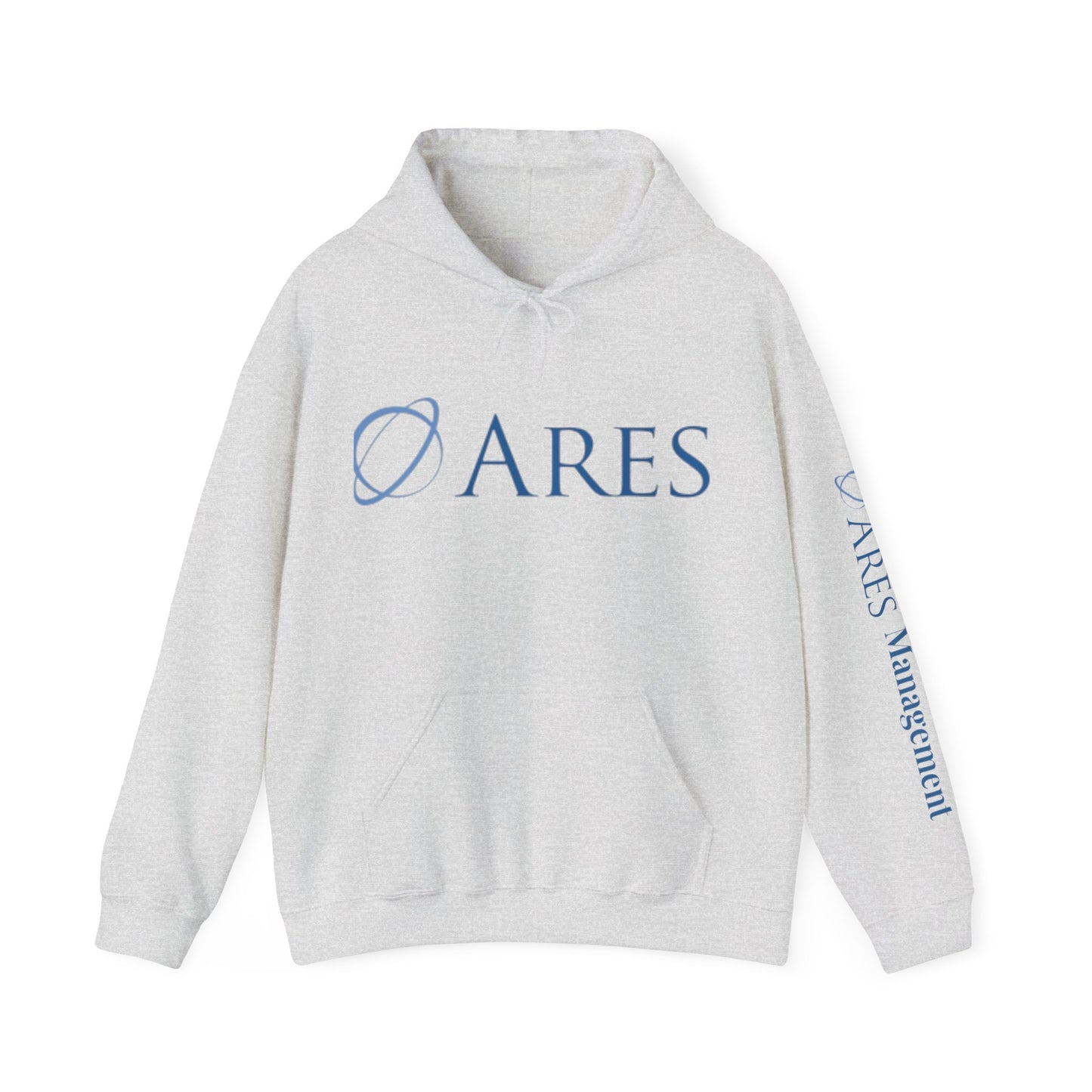 Ares Management Unisex 50/50 Hoodie - w/ sleeve logo