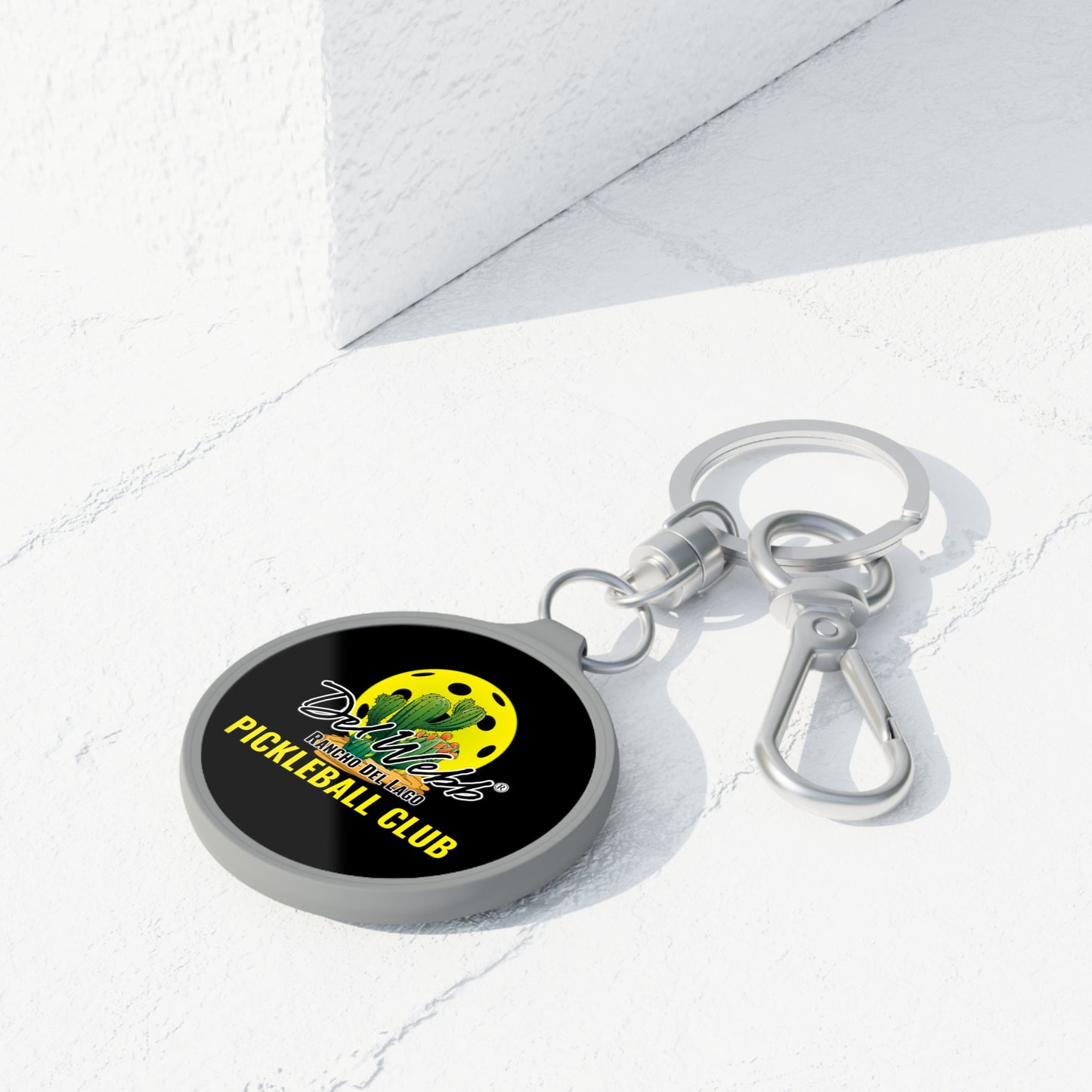 Del Webb Pickleball Keyring Tag