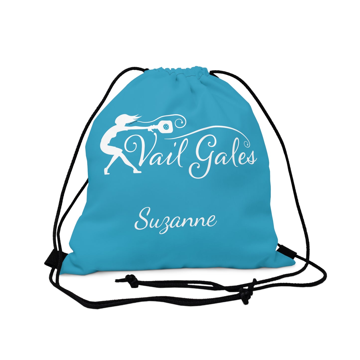 Vail Gales Pickleball - Outdoor Drawstring Bag - customize and