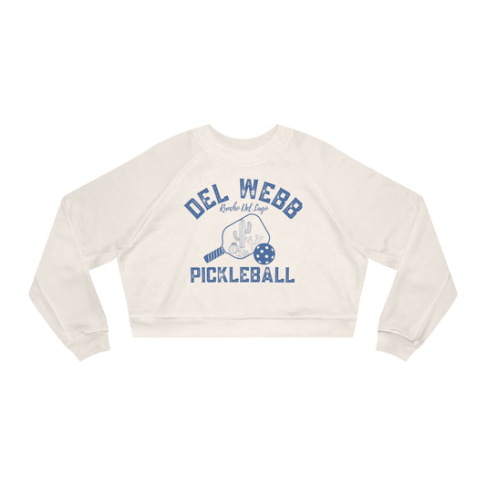 Del Webb Pickleball -Women's Cropped Fleece Pullover