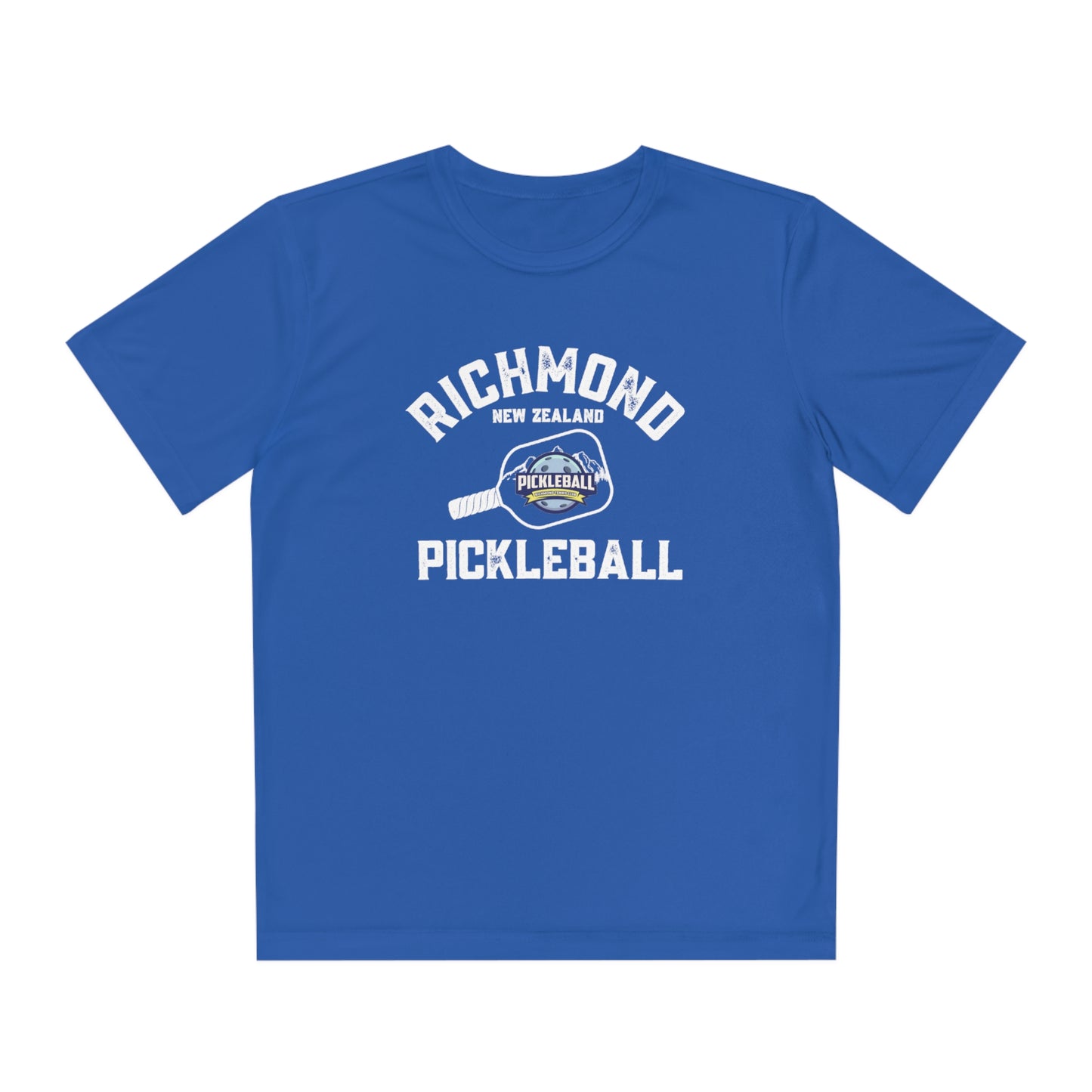 Richmond New Zealand Pickleball - Youth Competitor Tee Moisture Wicking - SPF 40