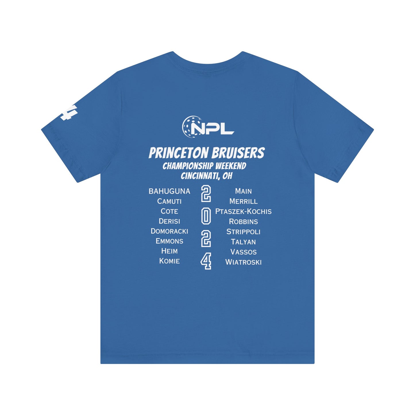 Princeton Bruisers Unisex Jersey Short Sleeve Tee