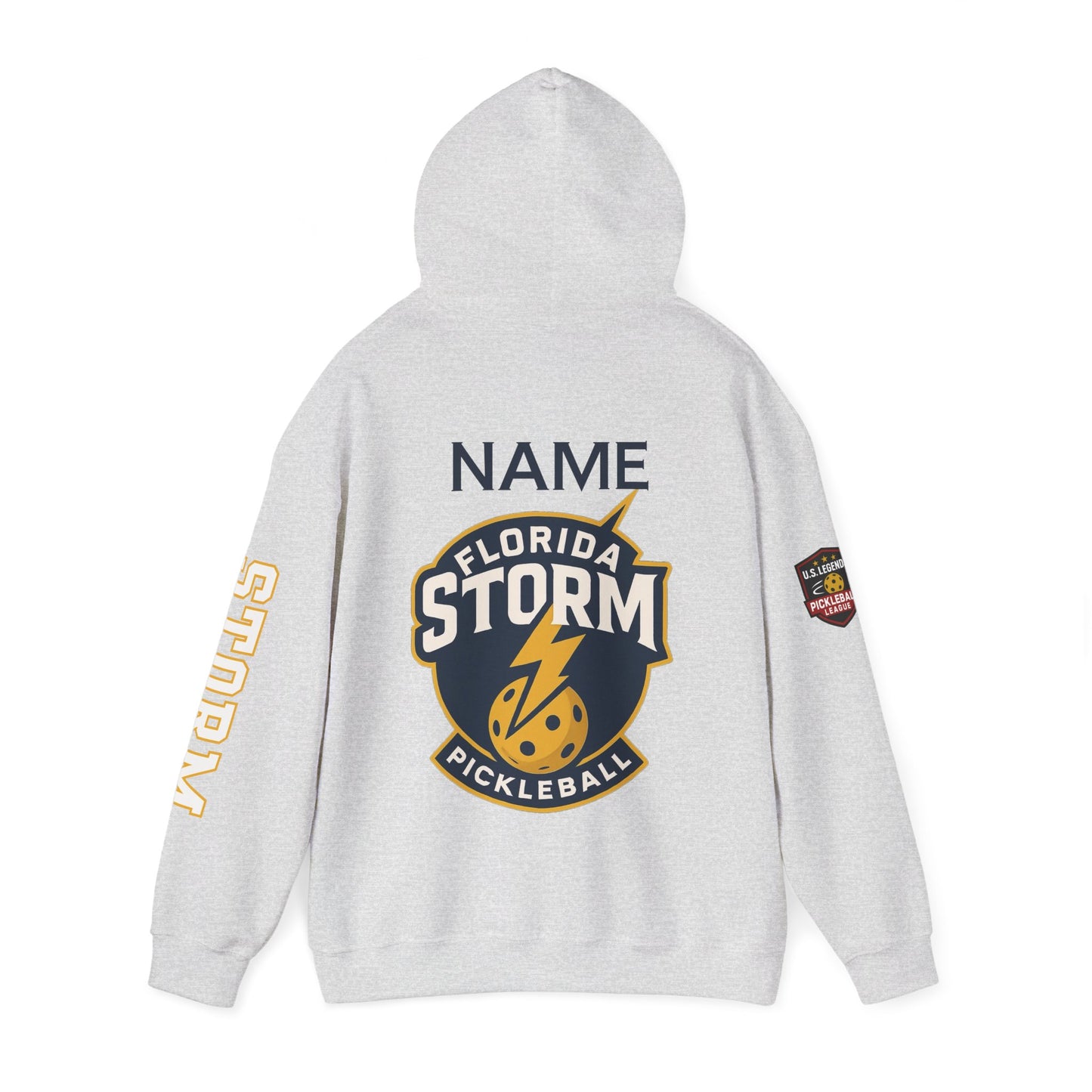 Florida Storm Pickleball Unisex Hoodie - Add name - optional US Legends logo sleeve
