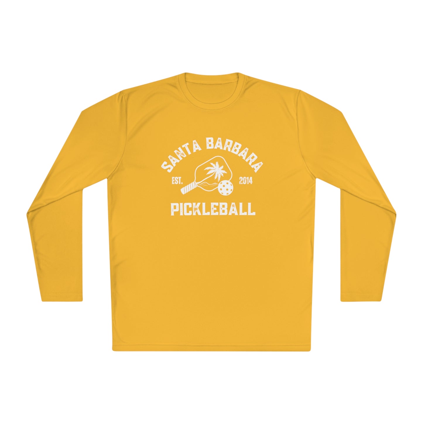 Santa Barbara Pickleball - Jewel Tones - Unisex moisture wicking spf 40 Lightweight Long Sleeve Tee