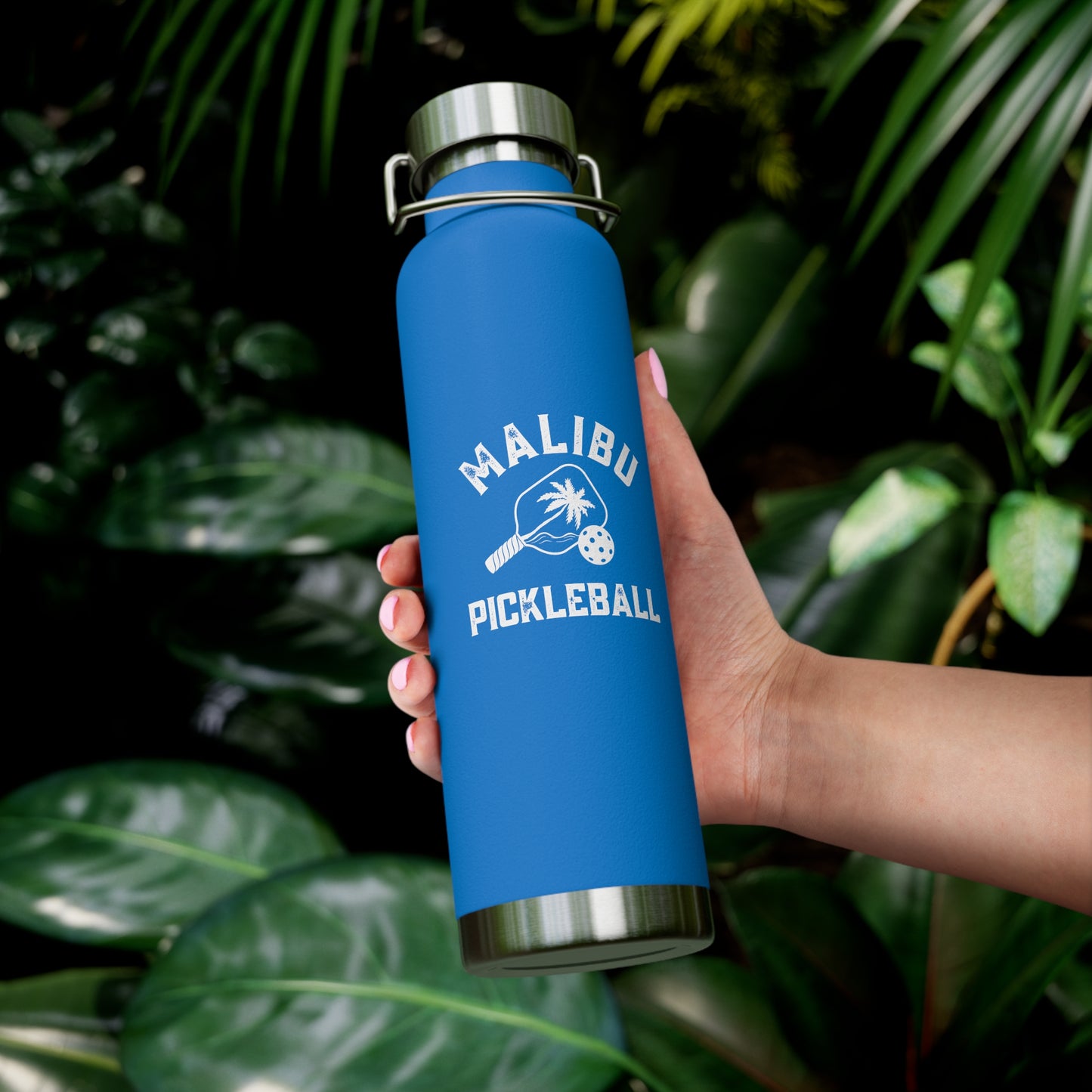 Malibu Pickleball -Copper Vacuum Insulated Bottle, 22oz