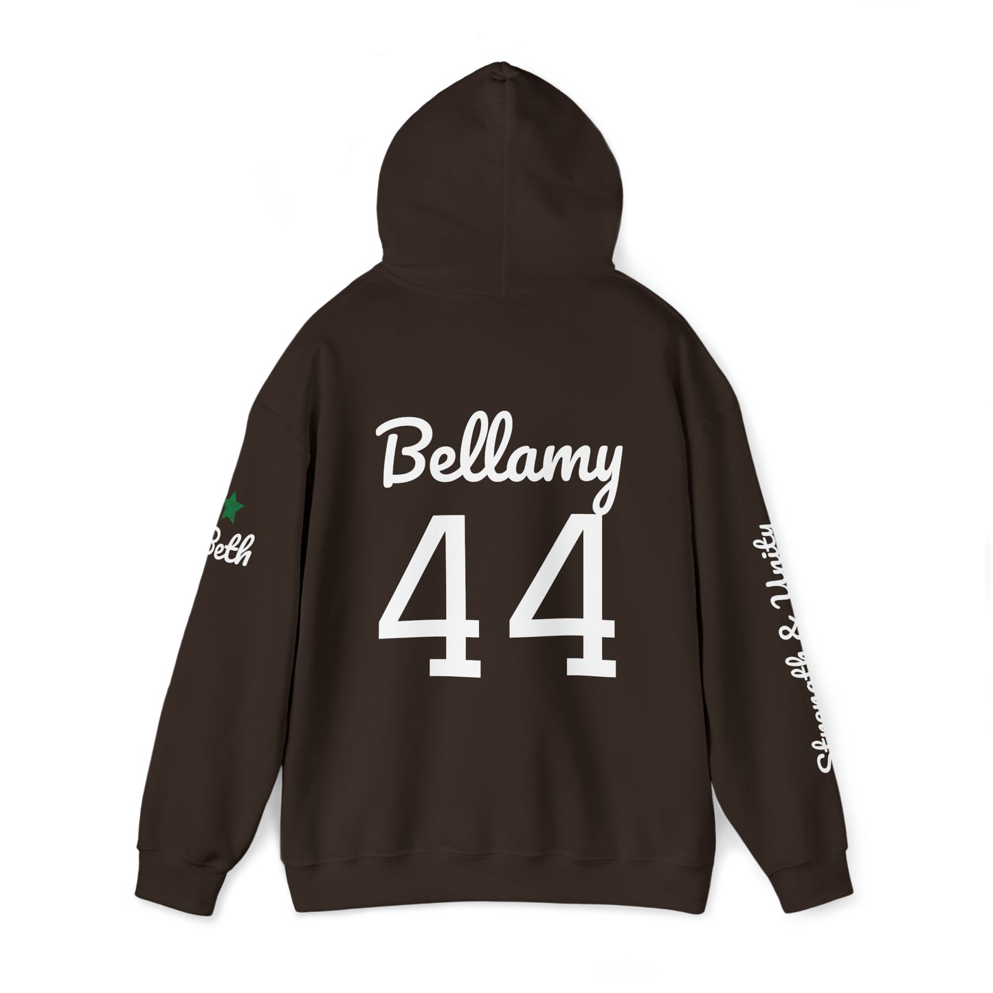 OKC Punishers Hoodie w/ Stars Green Letters - customize sleeve & back