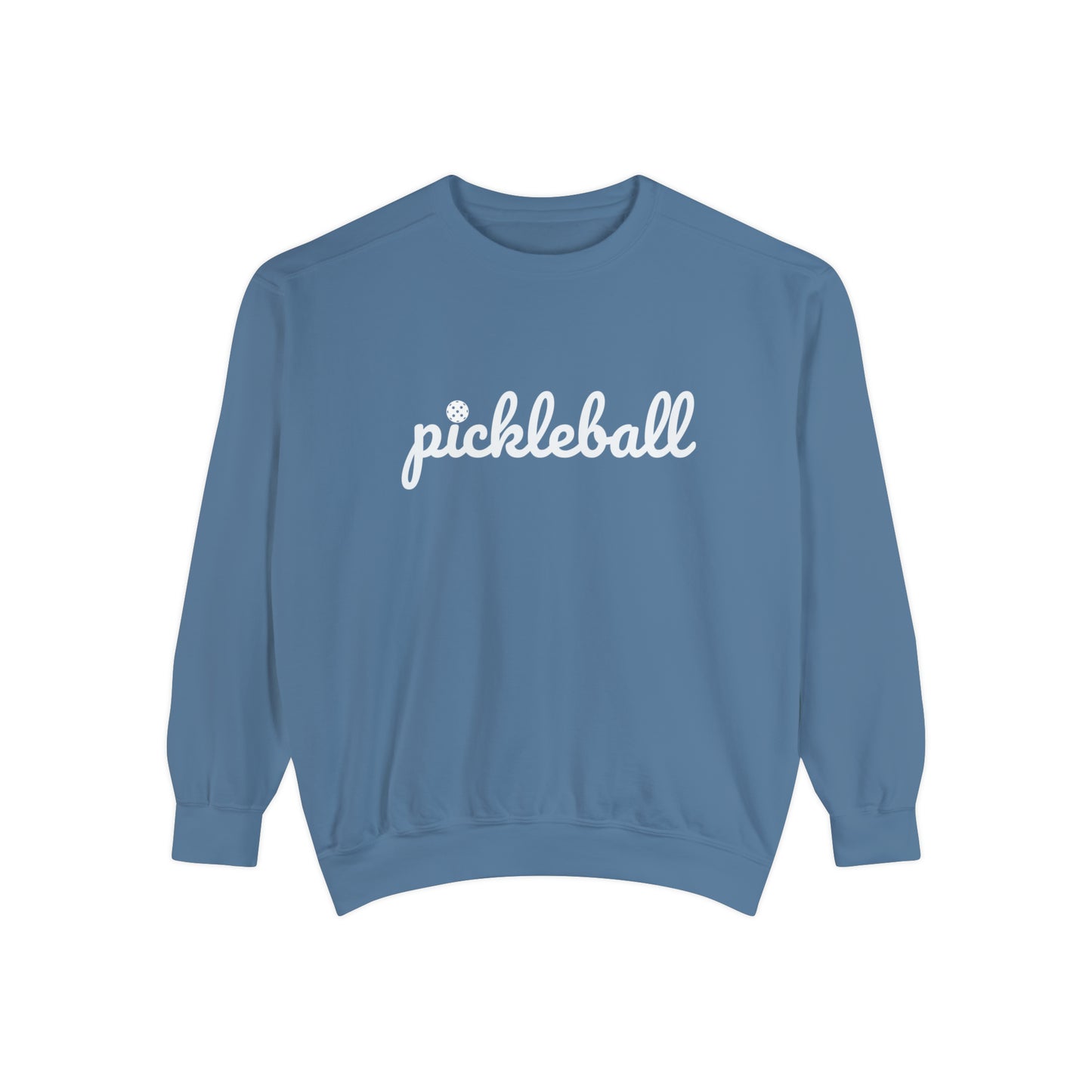 Kara’s Pickleball Script w/ Ball - unisex garment dyed crew. - Comfort Colors