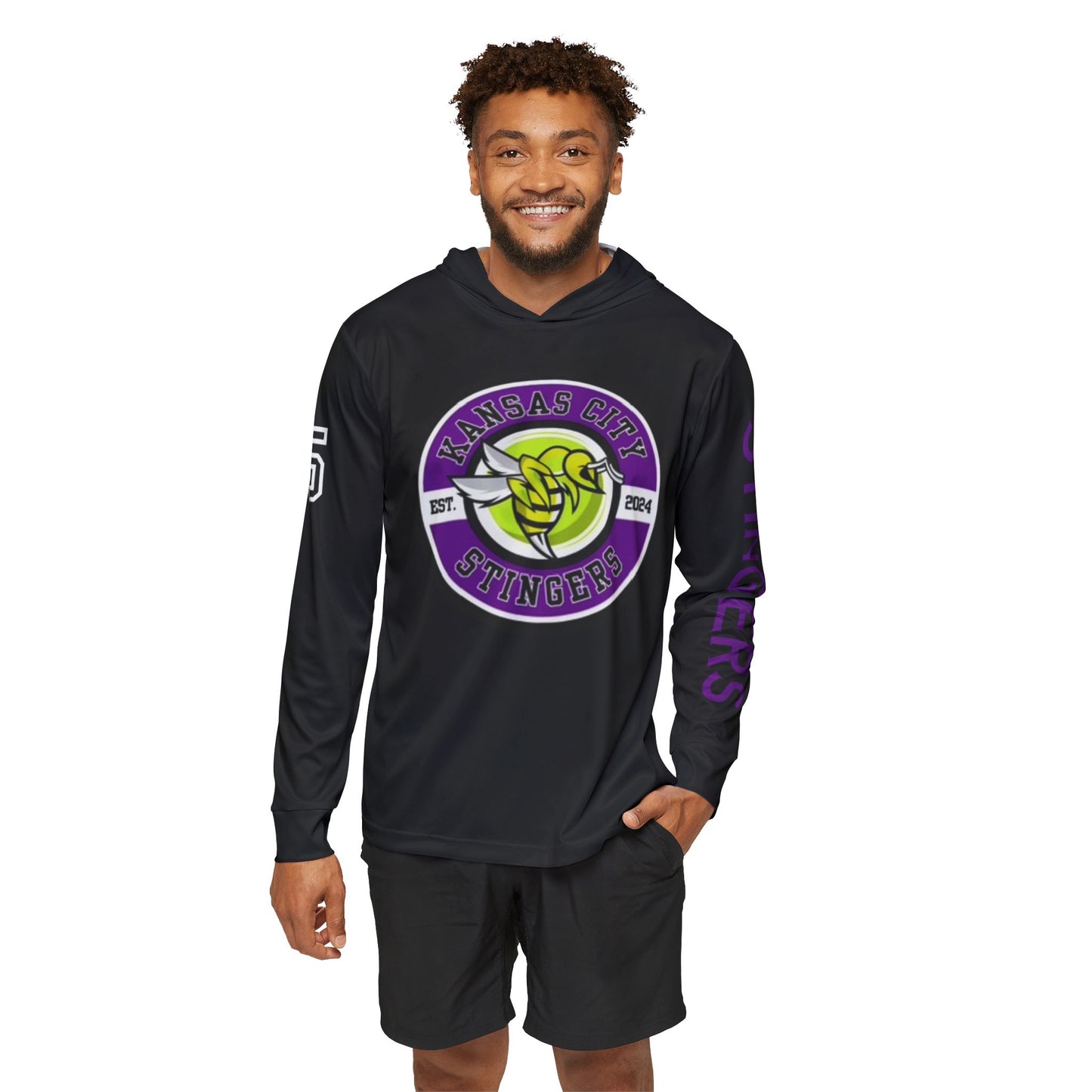 Kansas City Stingers Sports Warmup Hoodie - SPF 50 - Customize any side