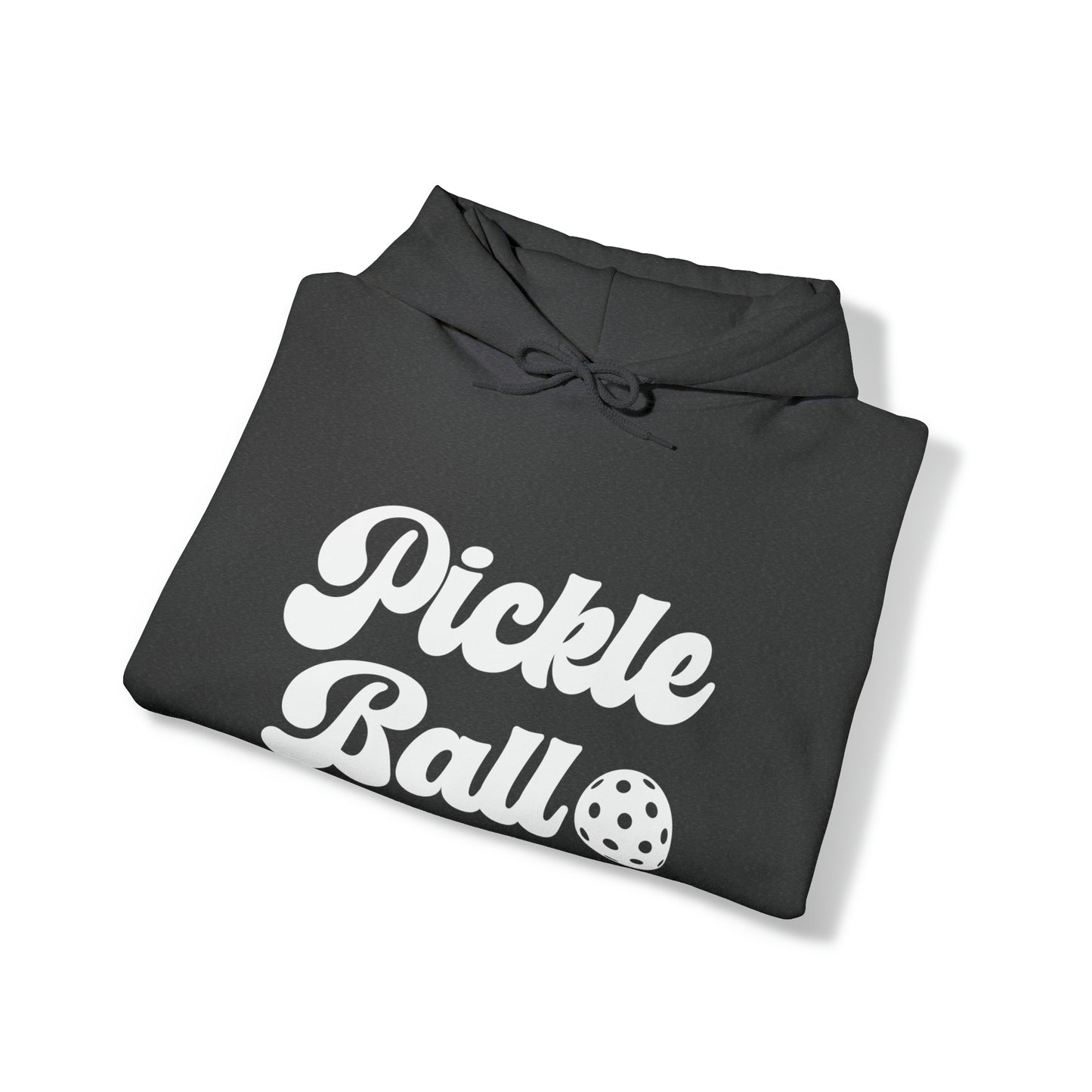 Retro Pickleball Hoodie - customize sleeves & back, add in notes