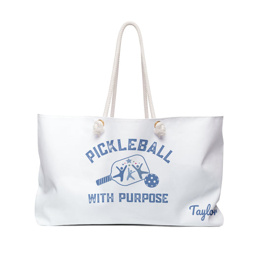 Picklemania - Pickleball with Purpose - Weekender Bag - customize name