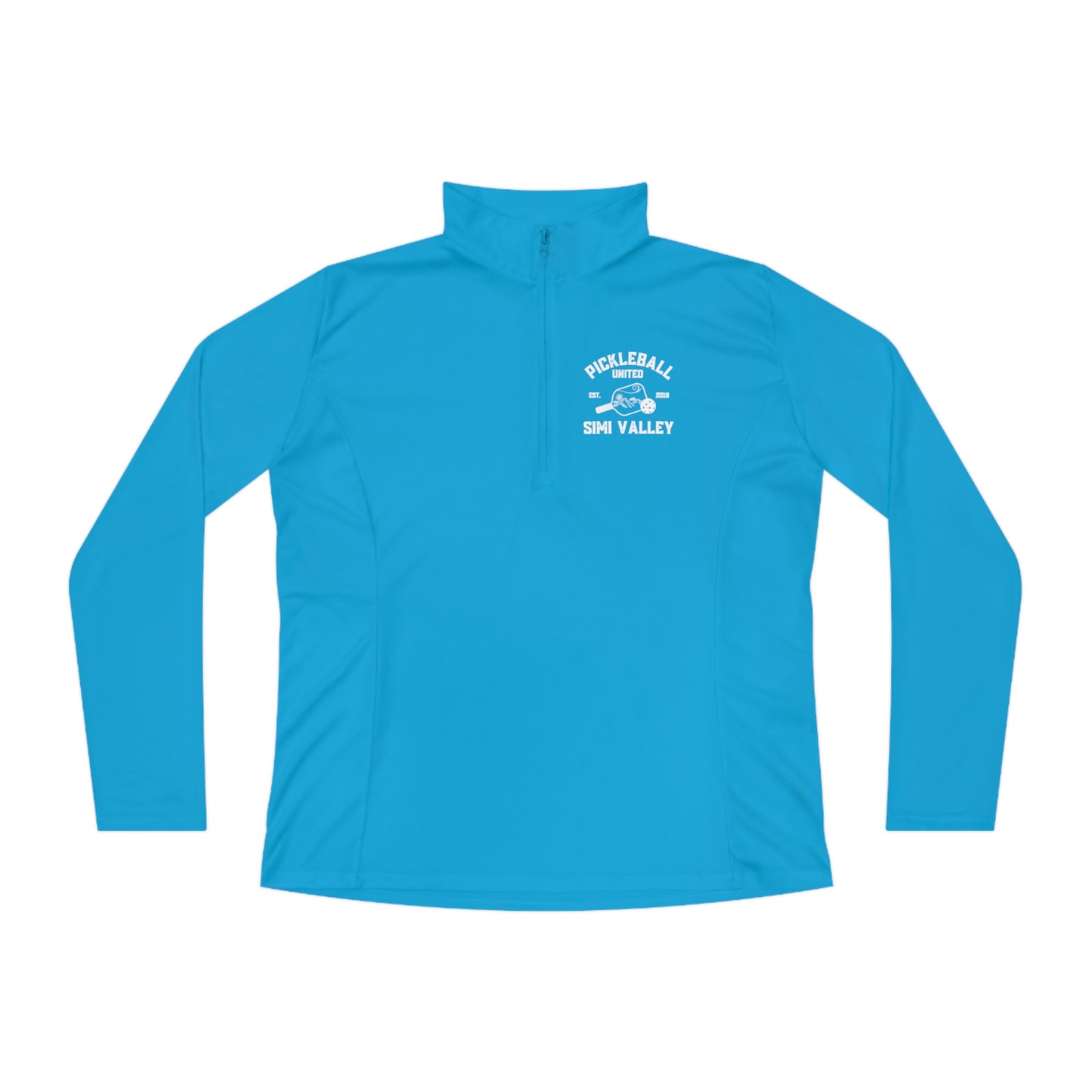 Simi Valley Pickleball -Ladies Quarter-Zip Pullover