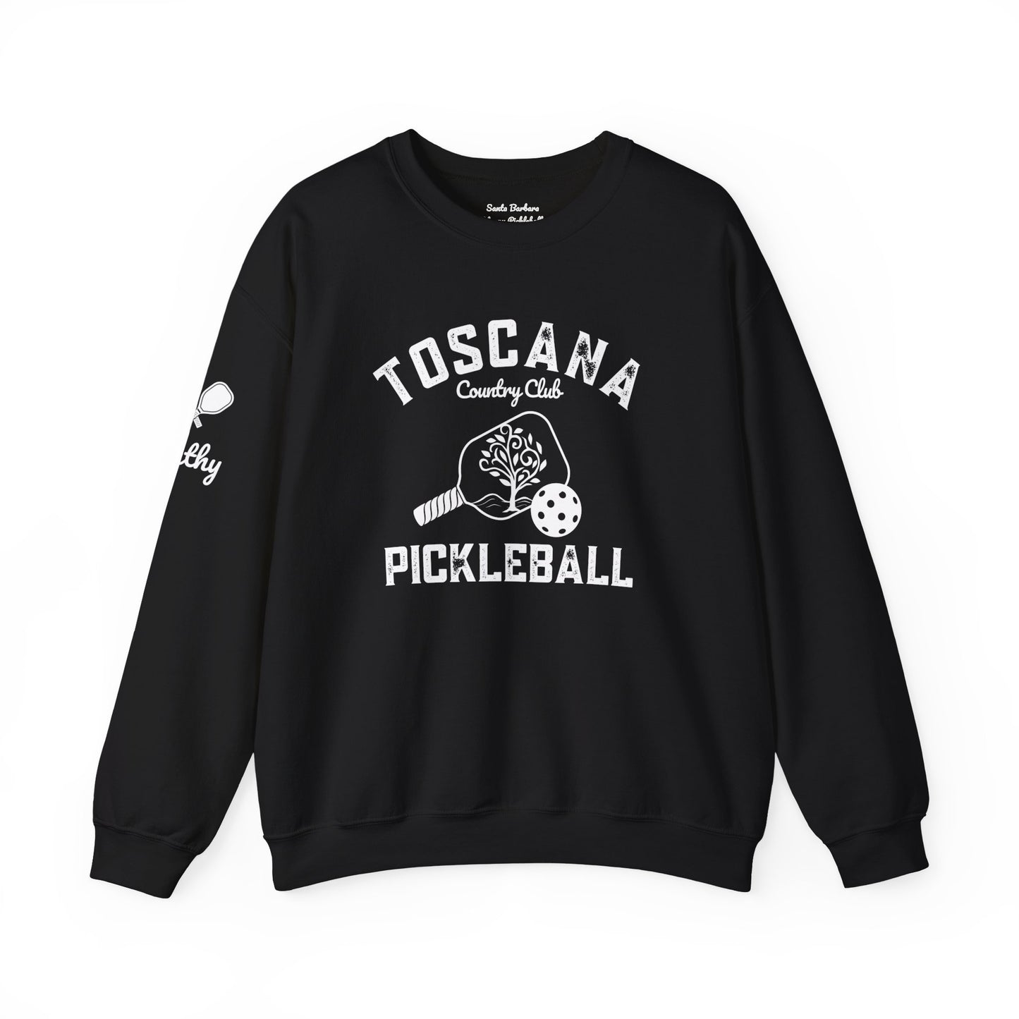 Custom name, back & sleeve (Kathy)-  Toscana Pickleball Unisex Crew
