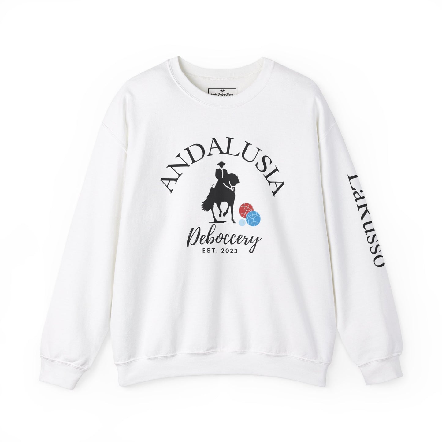 Pam Crew Andalusia Unisex 50% cotton/50% poly Crew - name on cuff