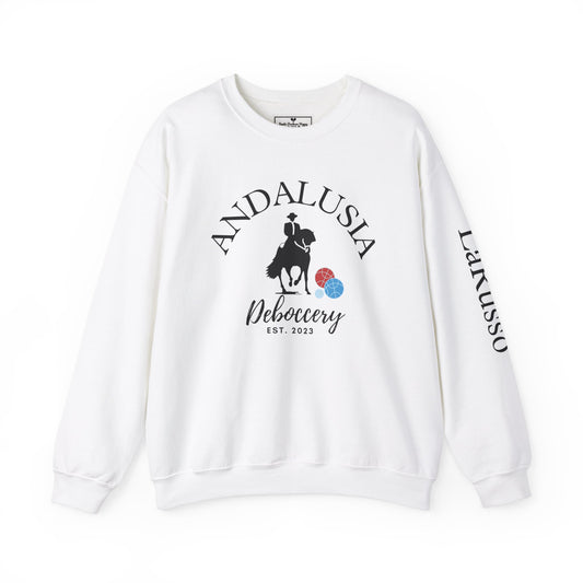 Pam Crew Andalusia Unisex 50% cotton/50% poly Crew - name on cuff