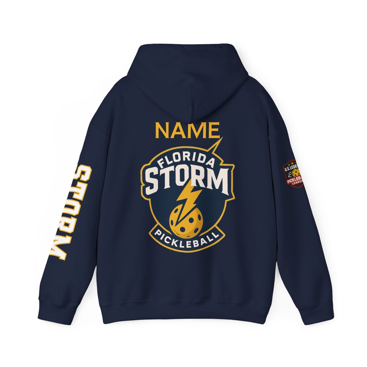 Florida Storm Pickleball Unisex Hoodie - Add name - optional US Legends logo sleeve