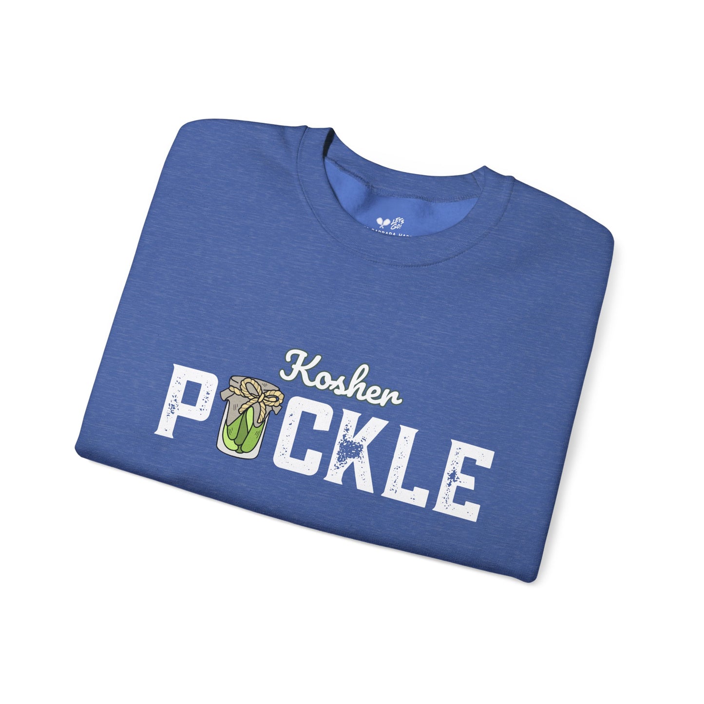 PICKLE Kosher Crew 50/50 Plush/Unisex - can customize sleeve w/ name