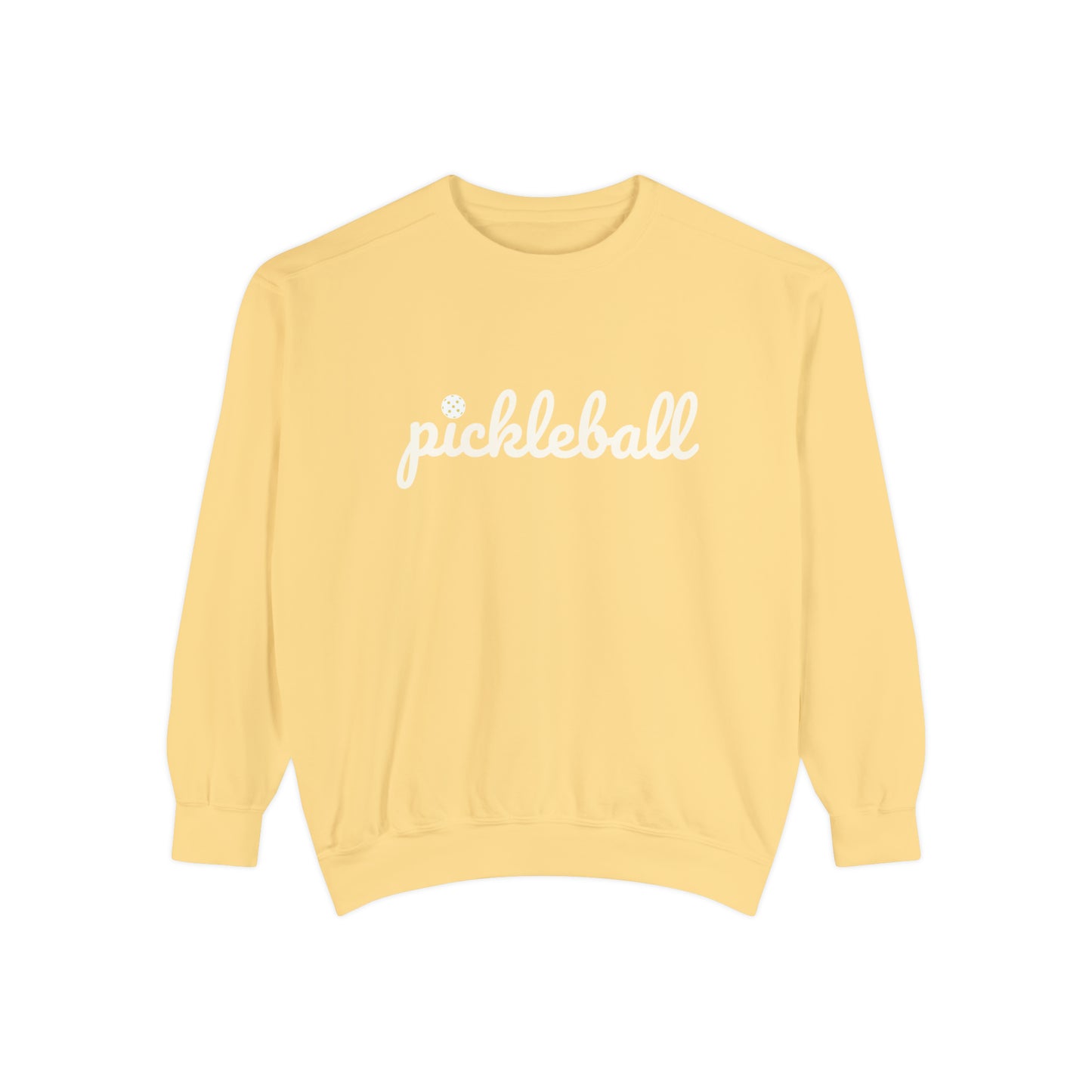 New Pickleball Script w/ Ball - Unisex Garment Dyed, Comfort Colors