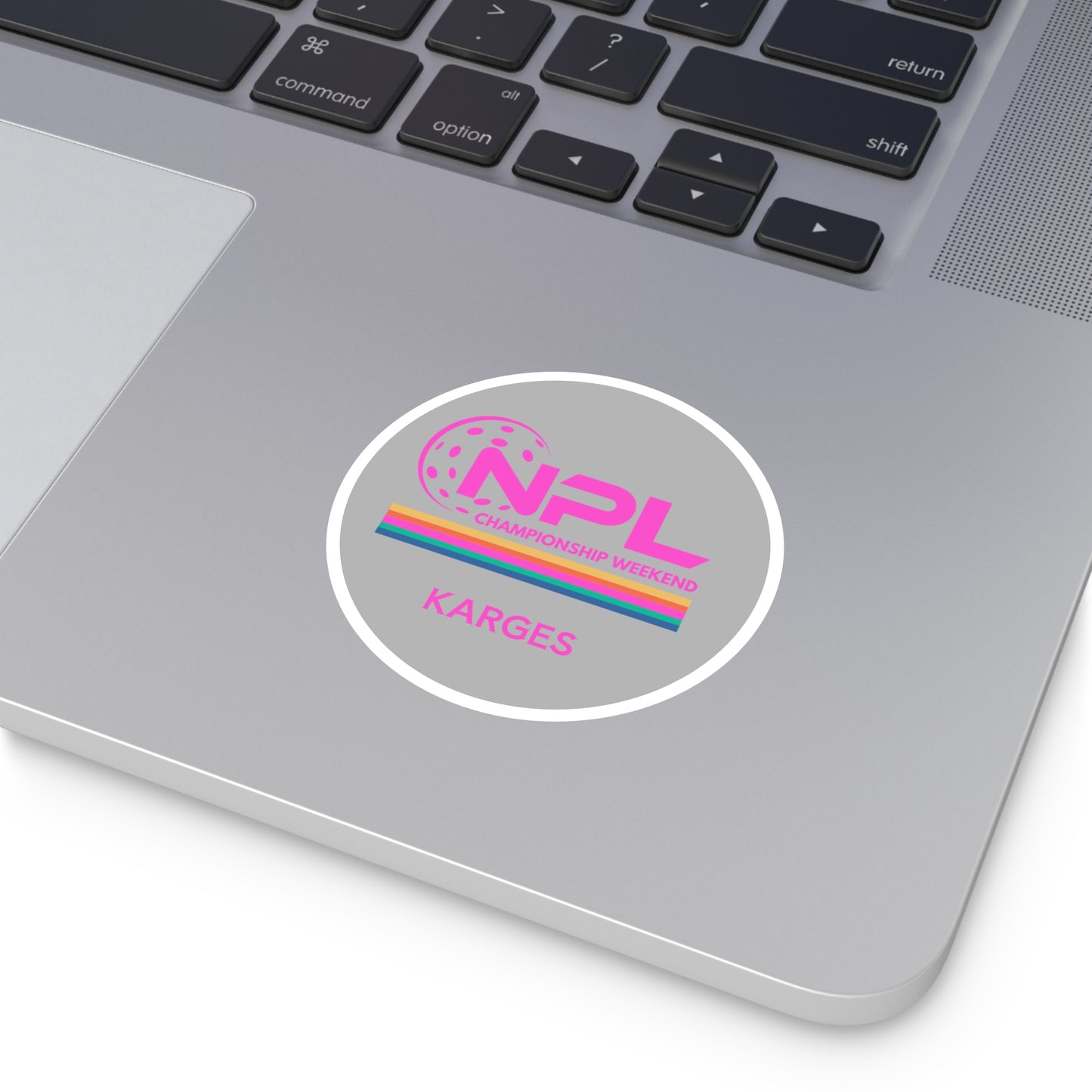 NPL Round Stickers, Indoor\Outdoor - Can Customize Name FREE