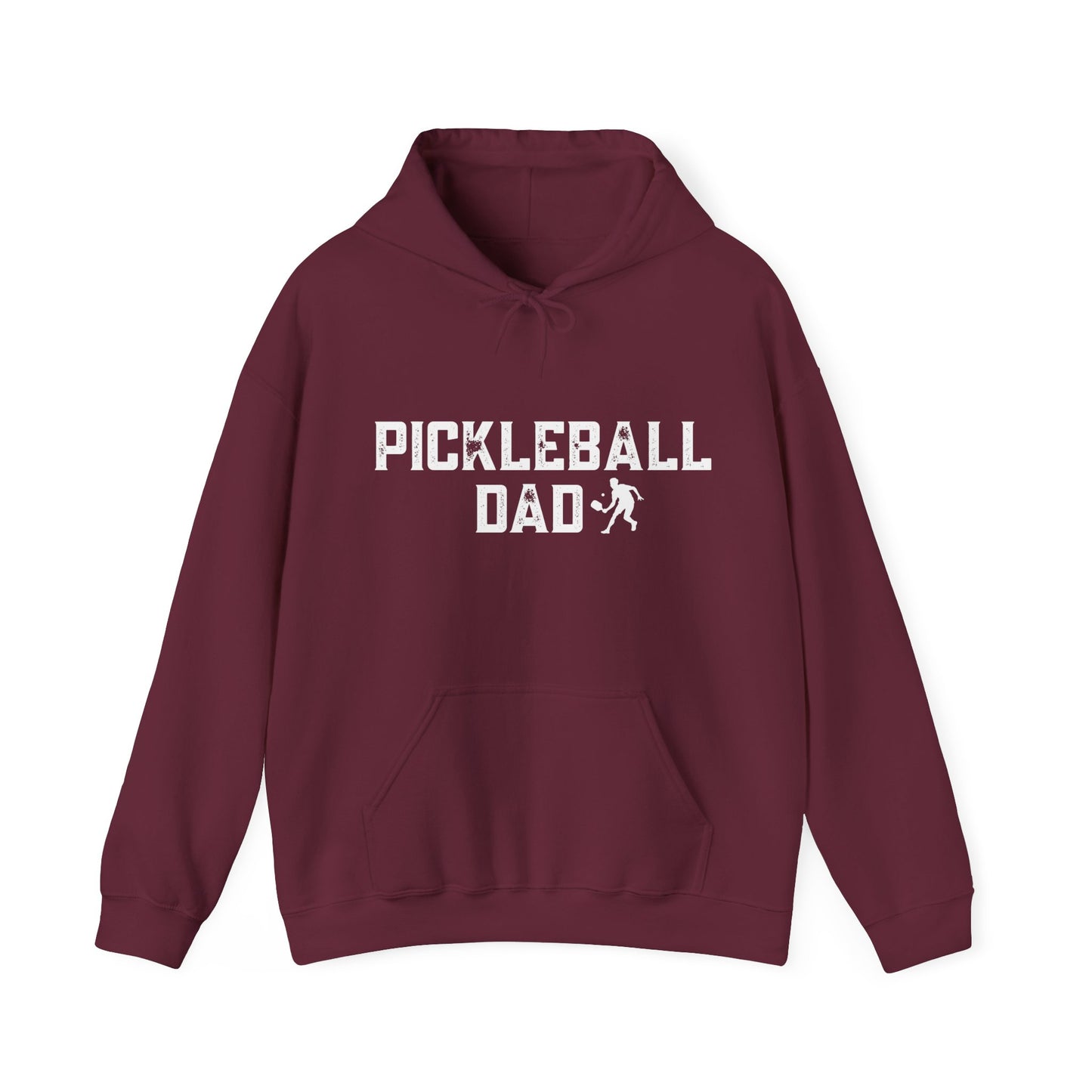 Pickleball Dad - Unisex 50/50 Hoodie (can customize name on sleeve or back)