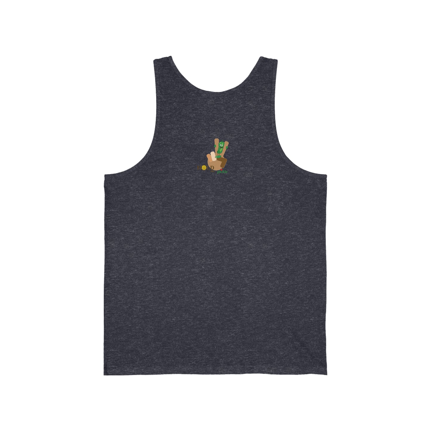 Logo back hold Sherry 11/29 Tucson, Pickleball - Unisex Jersey Tank- customize back